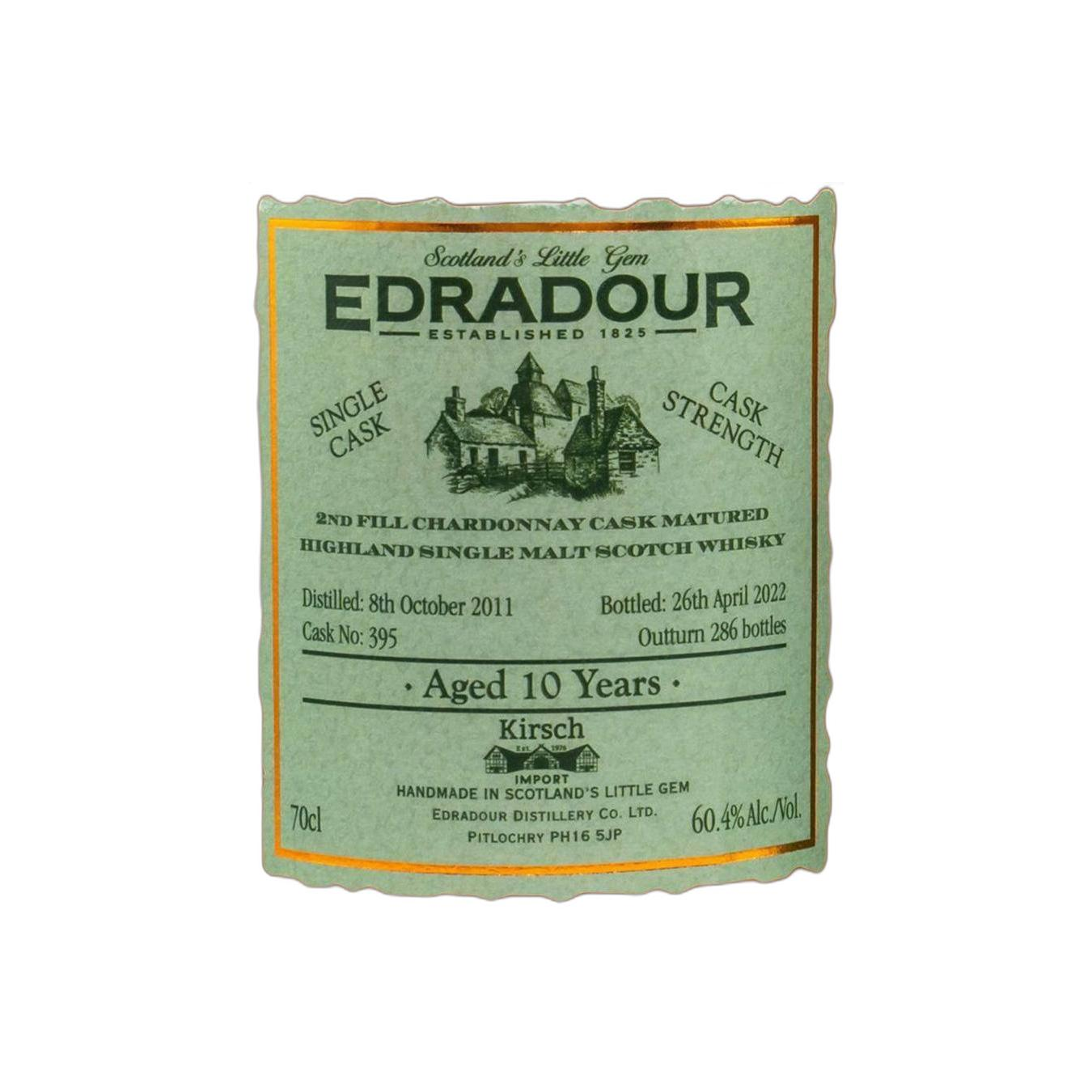 Edradour 2011 10 Years Single Malt Whisky 2