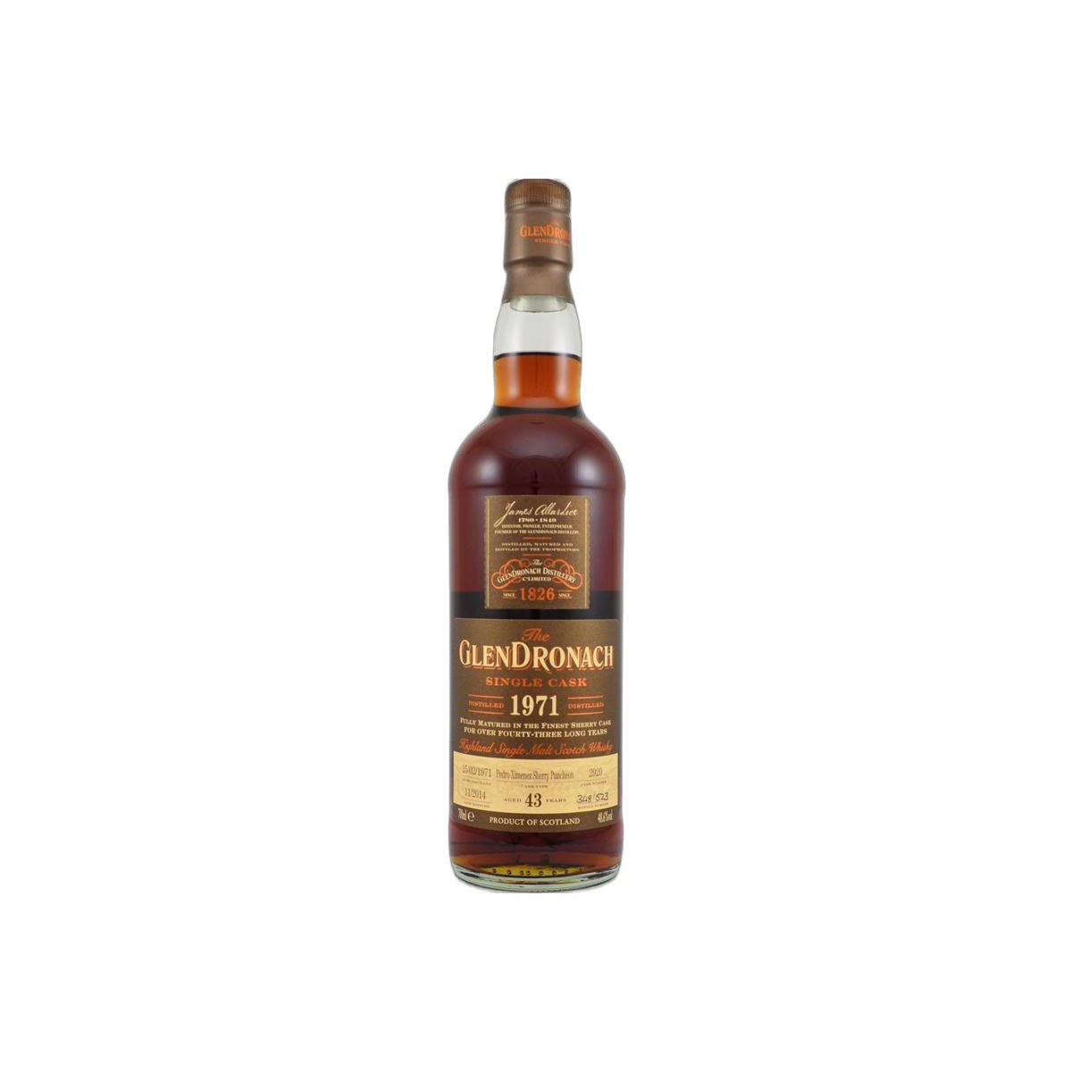 GlenDronach 1971 43 Years Single Malt Whisky