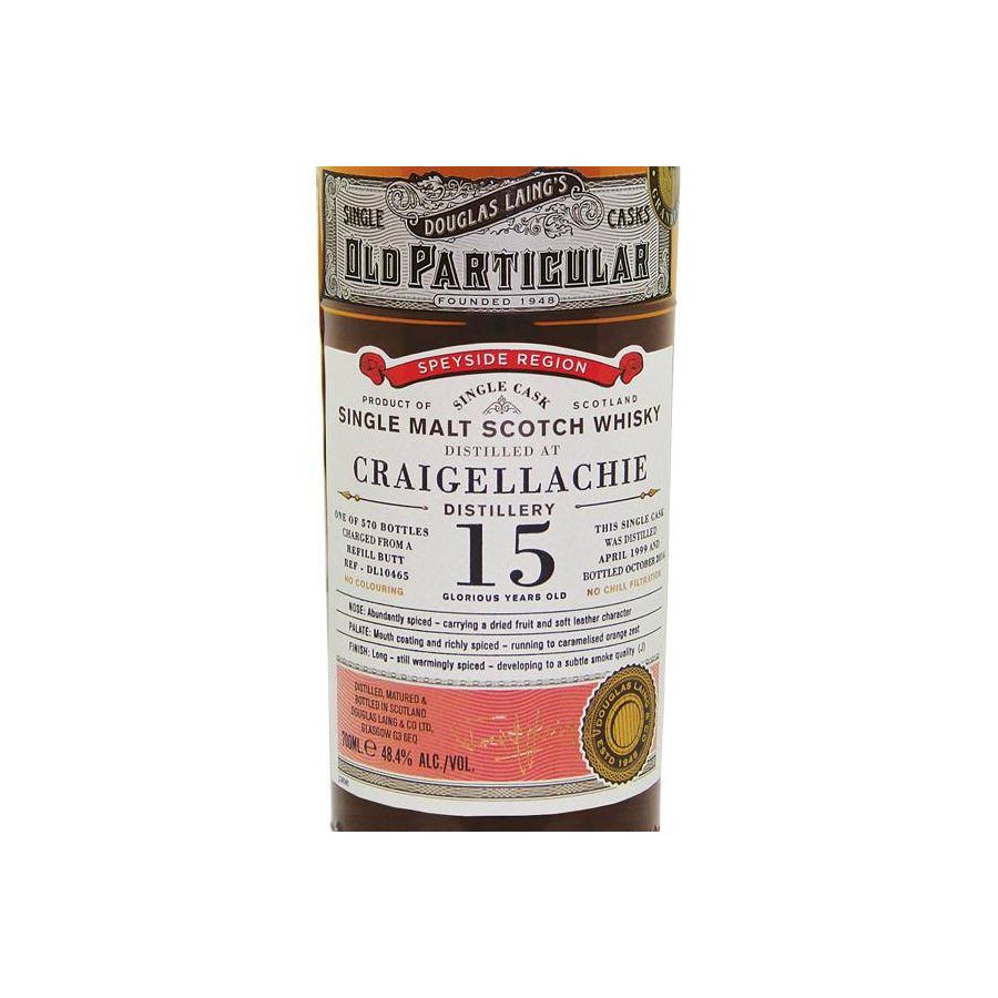 Craigellachie Old Particular 1999 15 Years Single Malt Whisky 2