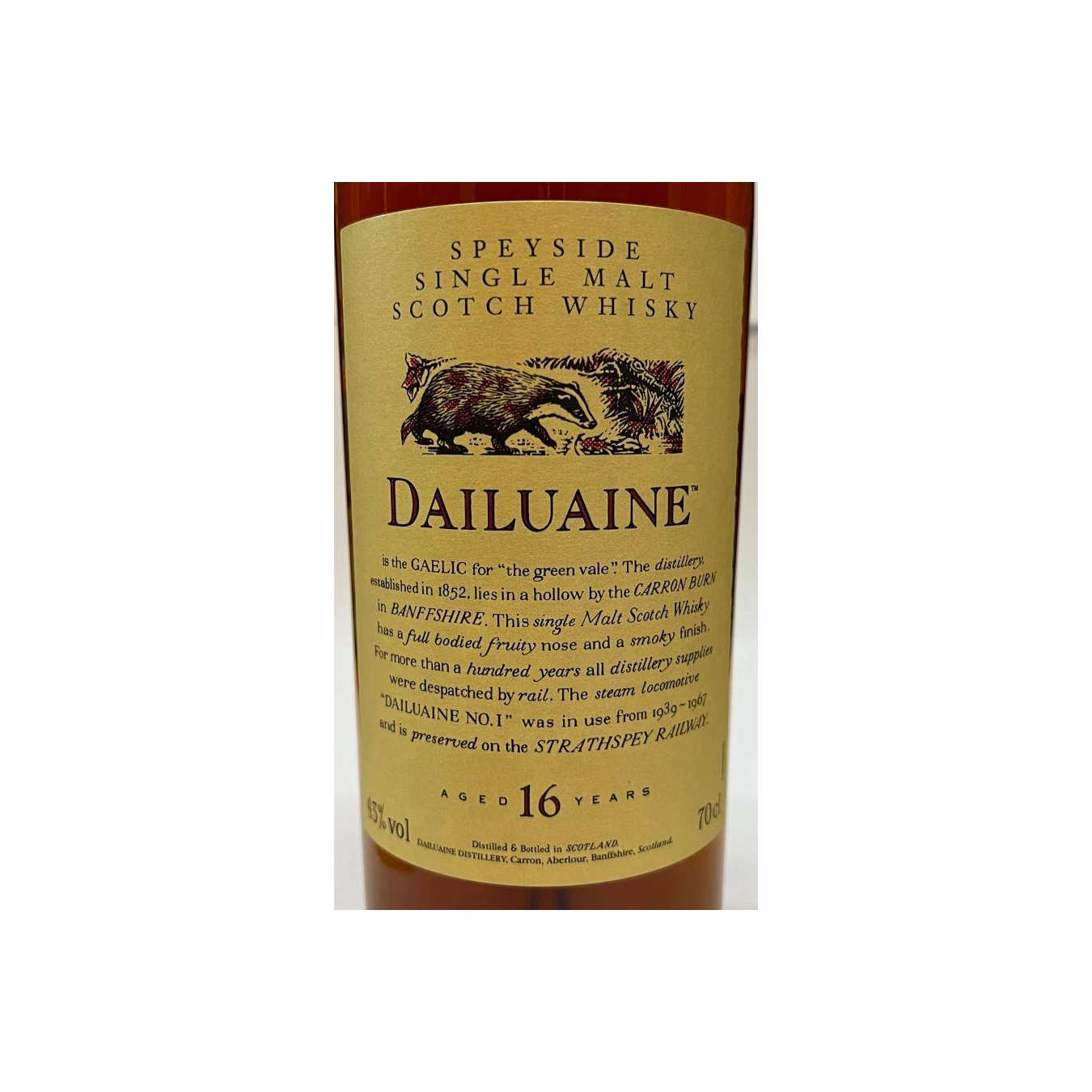 Dailuaine 16 Years Single Malt Whisky 3