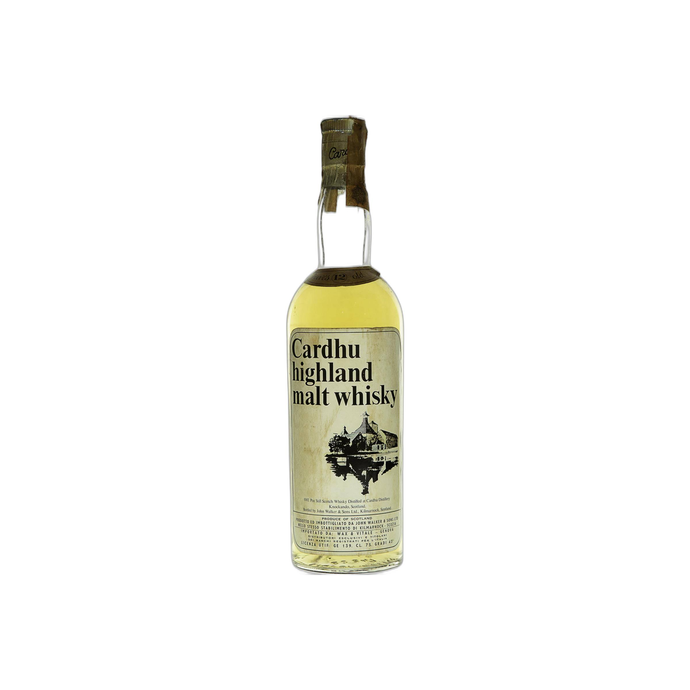 Cardhu 12 Years Single Malt Whisky