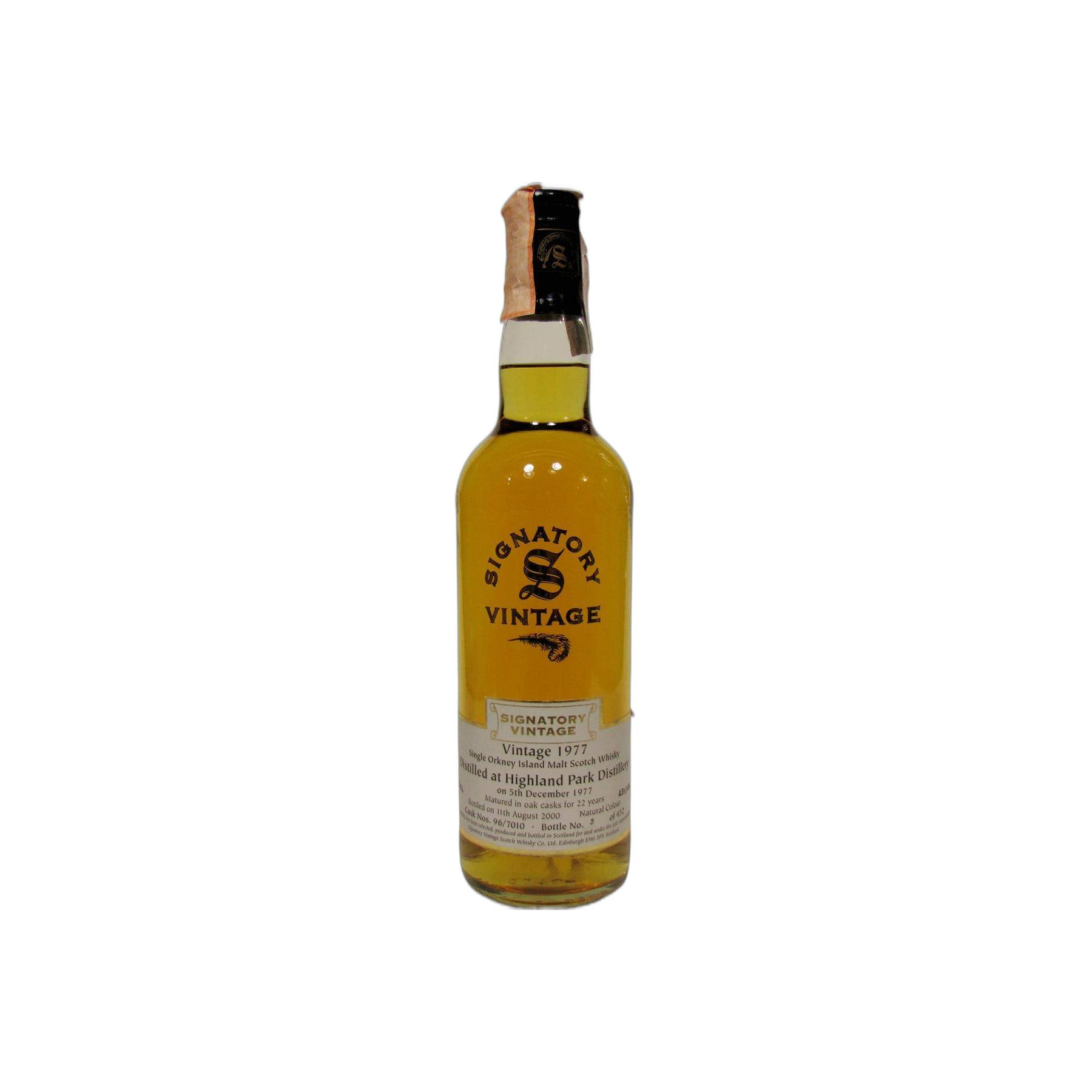 Highland Park Vintage Collection 1977 22 Years Single Malt Whisky