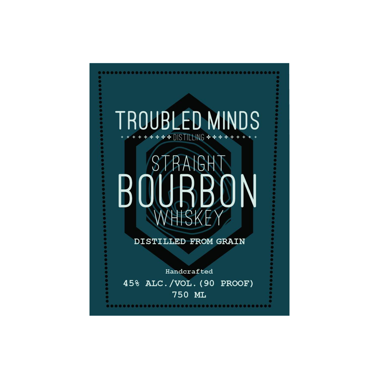 Troubled Minds Straight Bourbon Whiskey