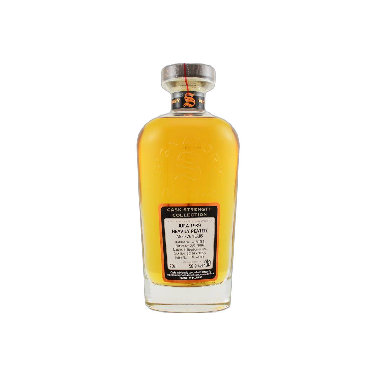 Jura Cask Strength Collection 1989 26 Years Single Malt Whisky