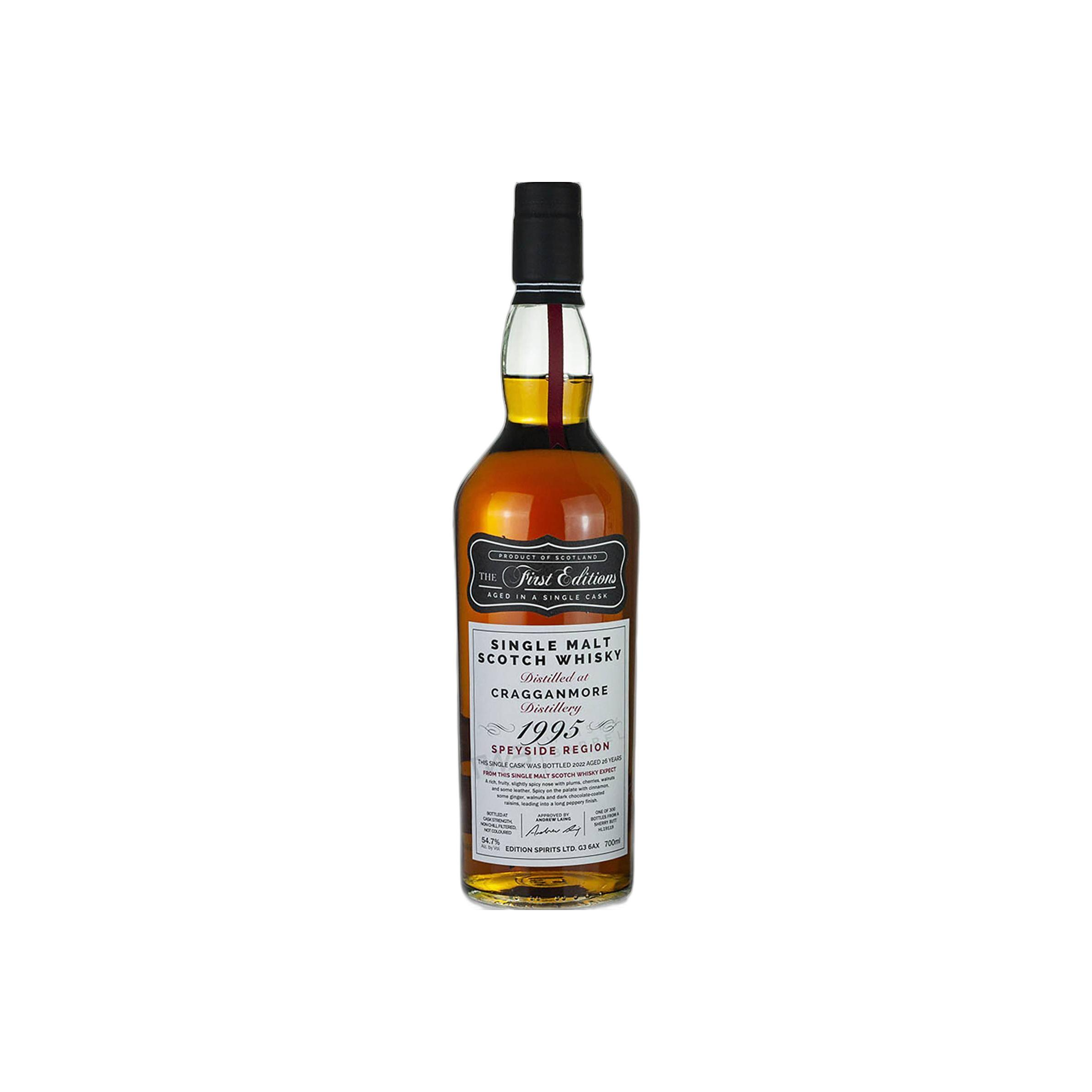 Cragganmore The First Editions 1995 26 Years Single Malt Whisky