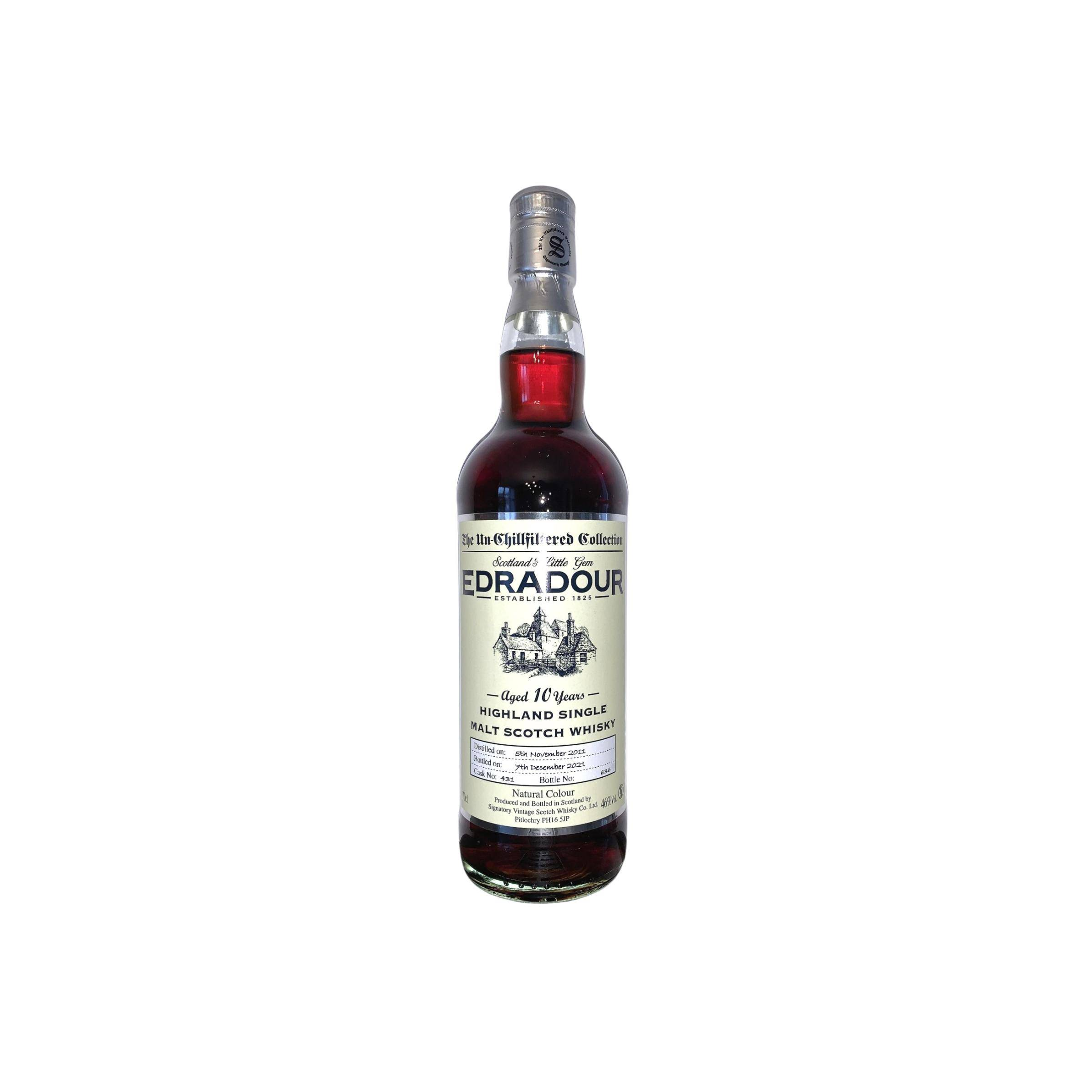 Edradour The Un-Chillfiltered Collection 2011 10 Years Single Malt Whisky 2