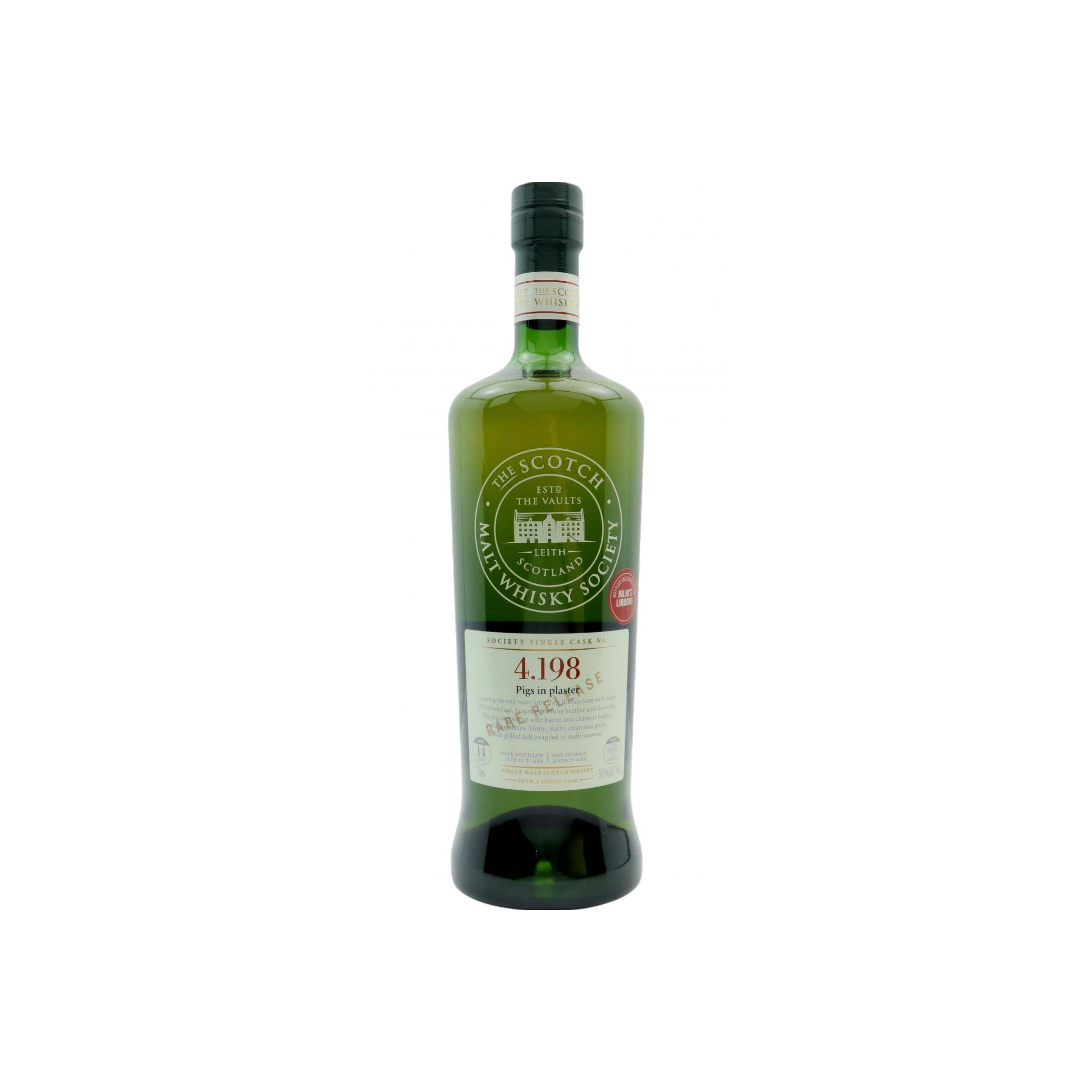 The Scotch Malt Whisky Society 1999 14 Years Single Malt Whisky