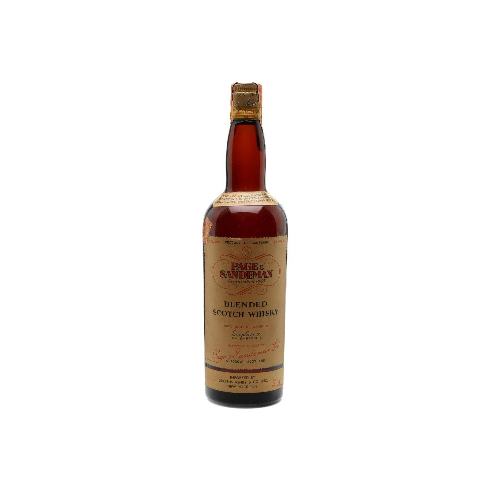 Page & Sandeman Blended Scotch Whisky