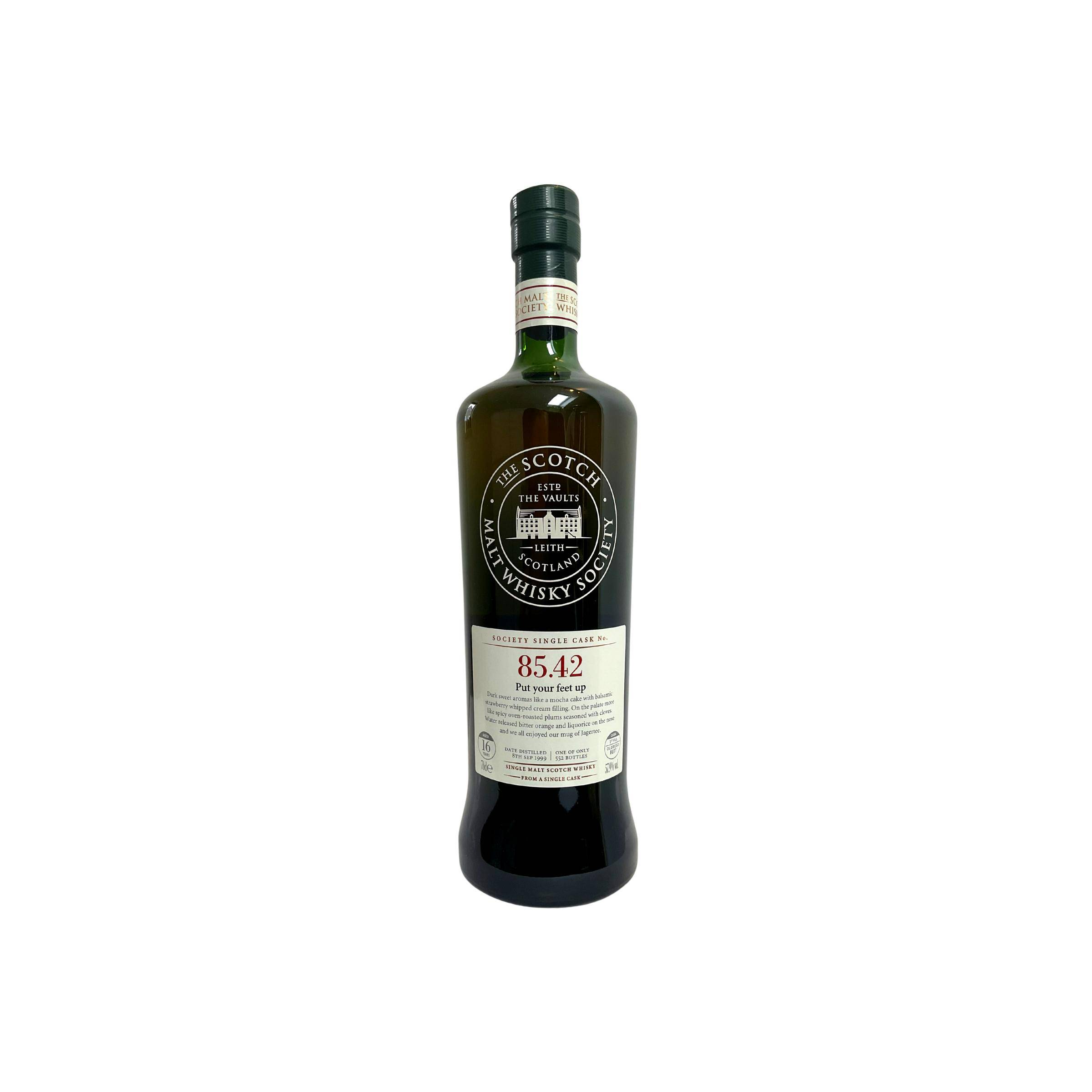 The Scotch Malt Whisky Society 1999 16 Years Single Malt Whisky