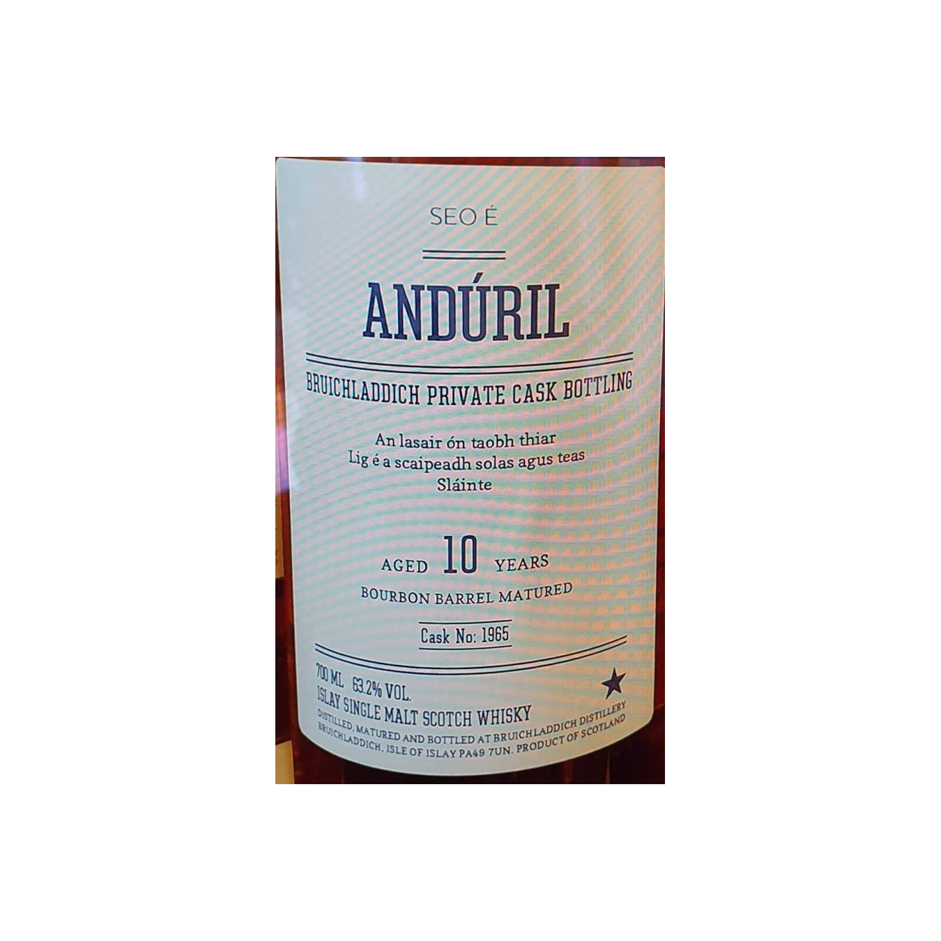 Bruichladdich 10 Years Single Malt Whisky