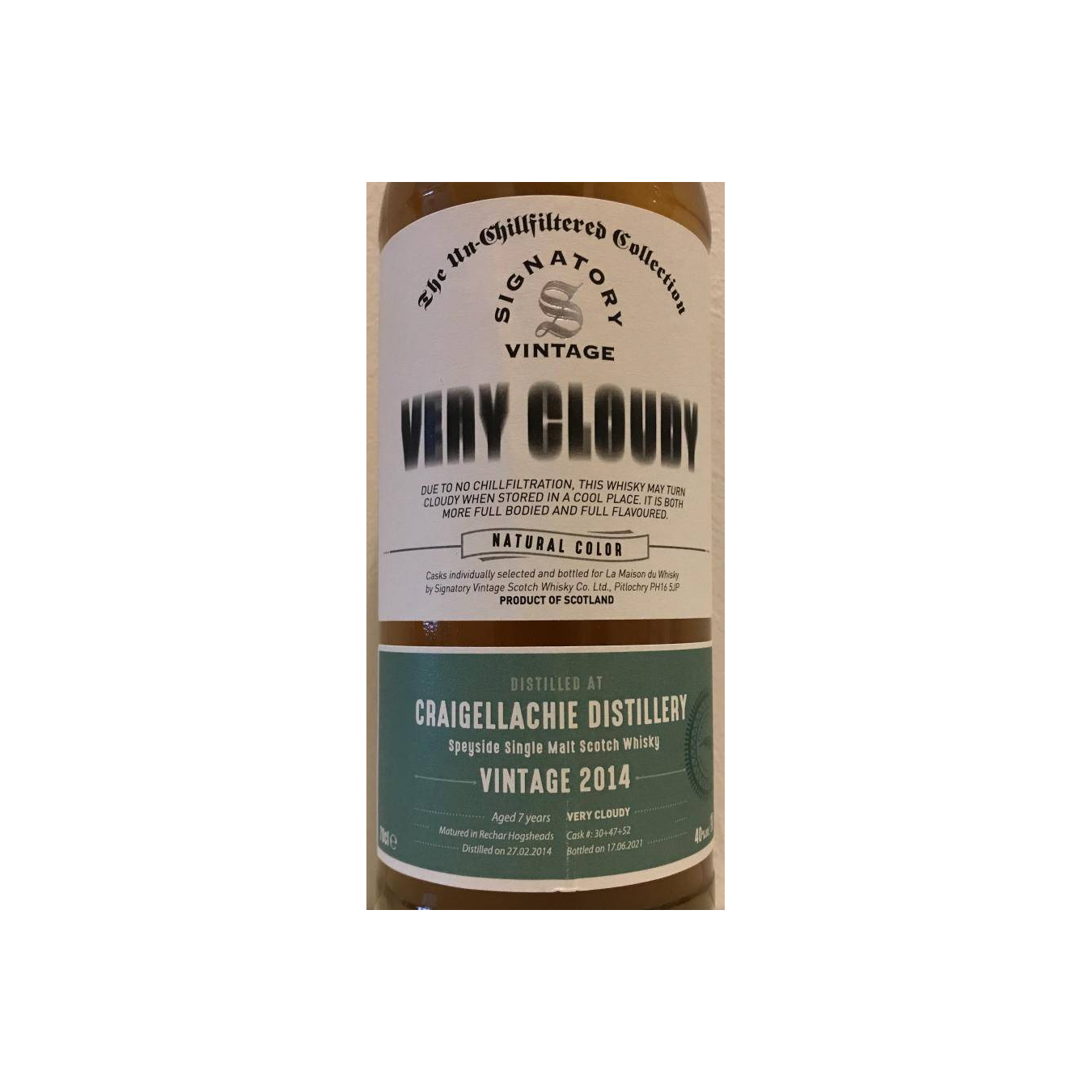 Craigellachie 2014 7 Years Single Malt Whisky 2