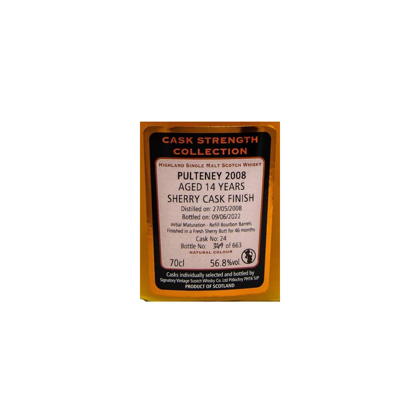 Old Pulteney Cask Strength Collection 2008 14 Years Single Malt Whisky 3
