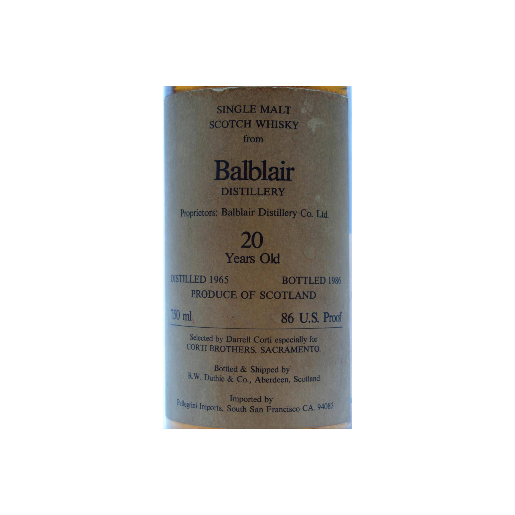 Balblair 1965 20 Years Single Malt Whisky 2