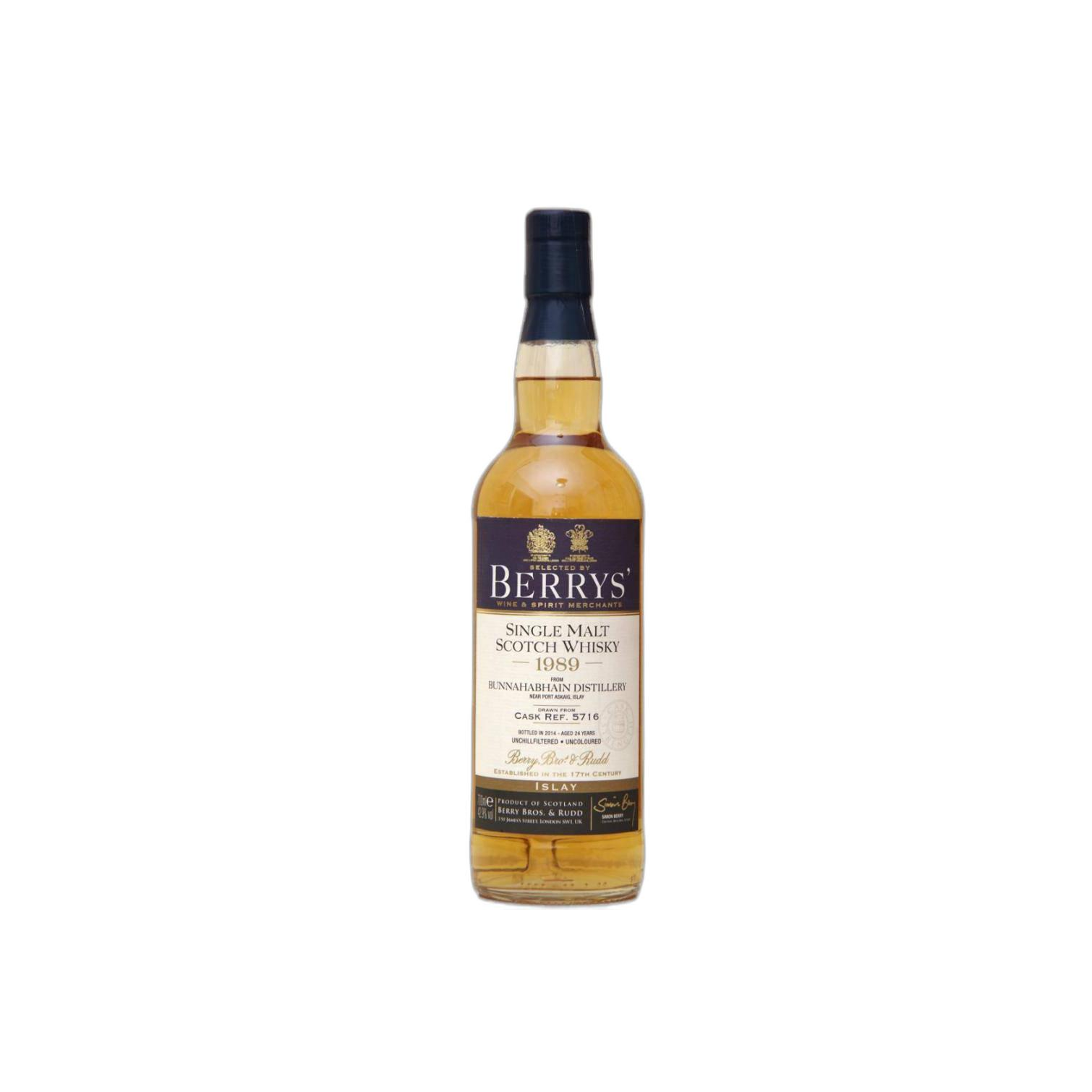 Bunnahabhain 1989 24 Years Single Malt Whisky