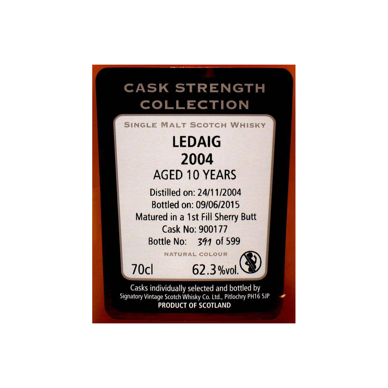 Tobermory Cask Strength Collection 2004 10 Years Single Malt Whisky 2