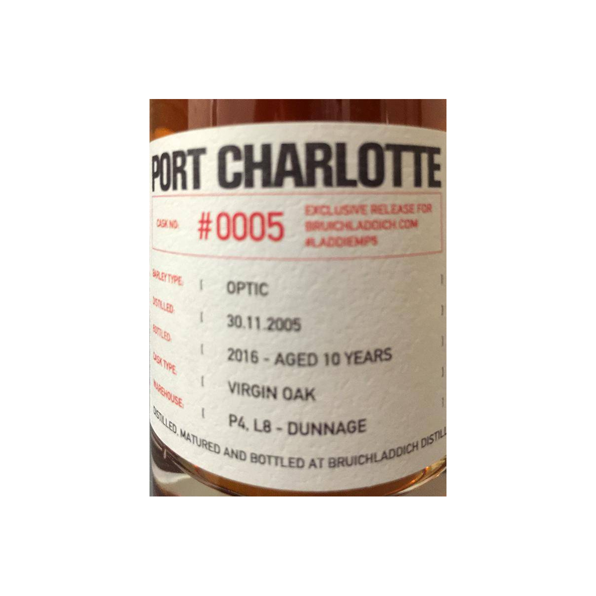 Port Charlotte 2005 10 Years Single Malt Whisky 2