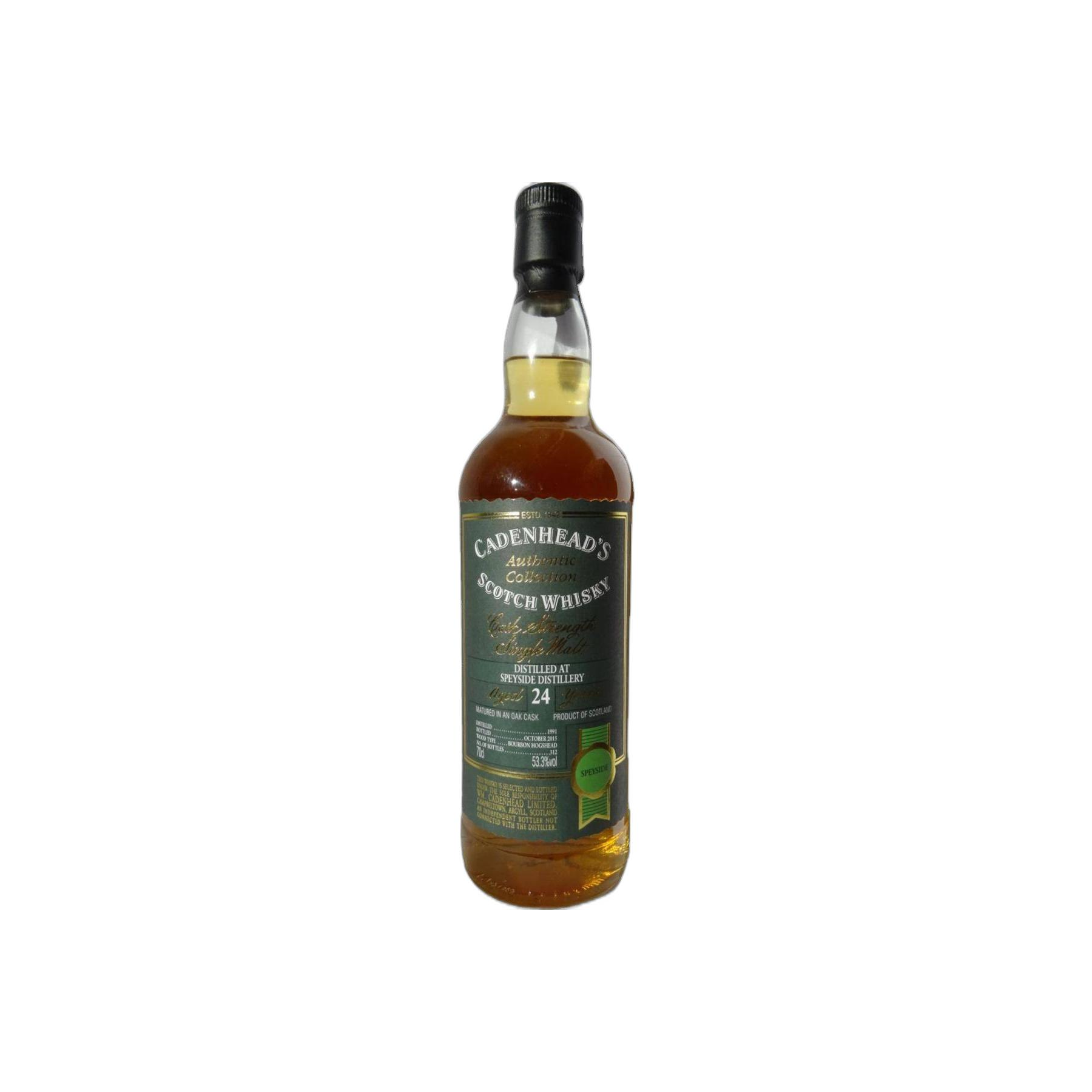 Spey Authentic Collection 1991 24 Years Single Malt Whisky