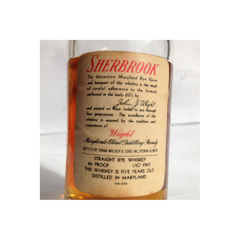 Sherbrook Maryland Straight Rye Whiskey 2