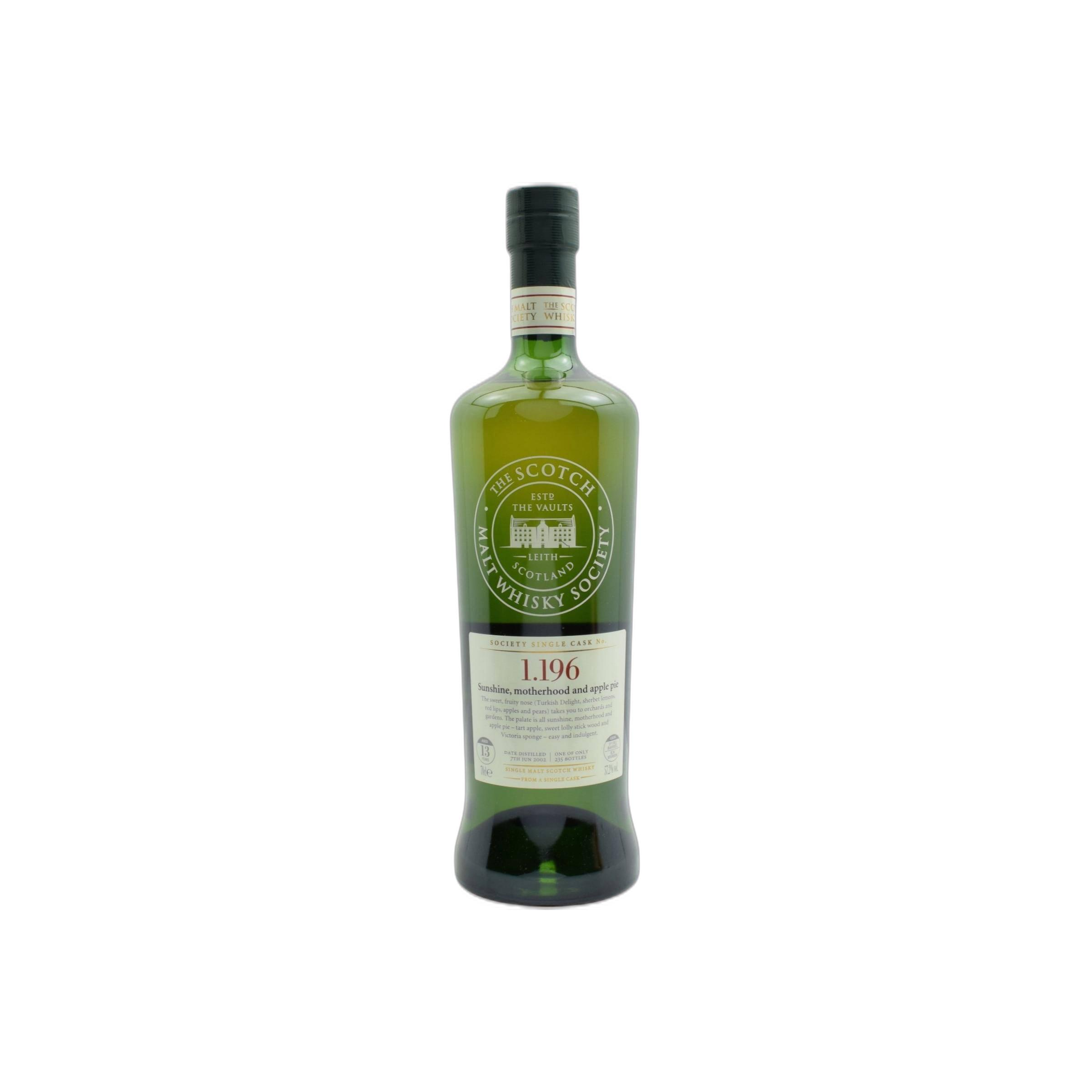 The Scotch Malt Whisky Society 2002 13 Years Single Malt Whisky