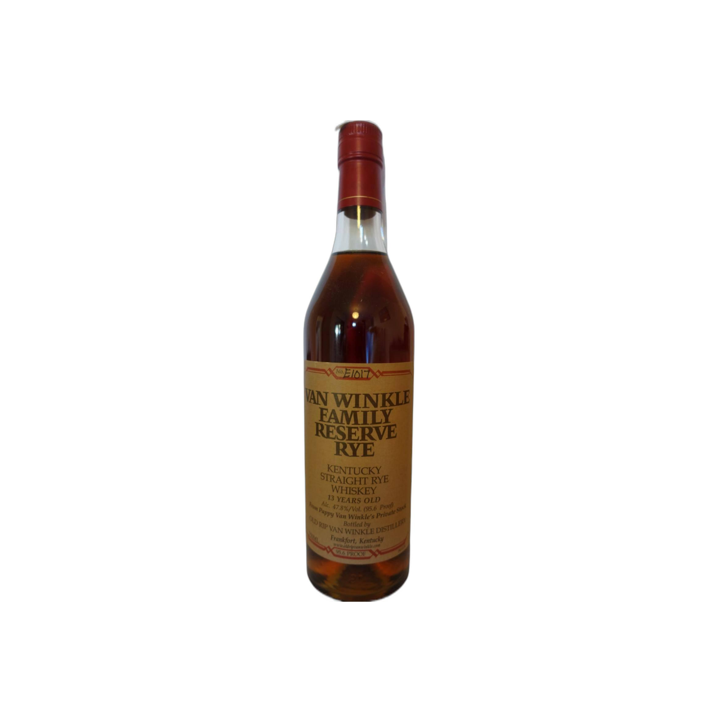 Pappy Van Winkle's 13 Years Rye Whisky