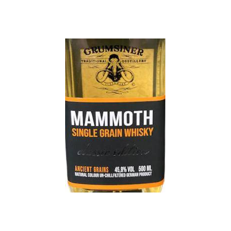 Grumsiner Mammoth - Single Grain Whisky 2