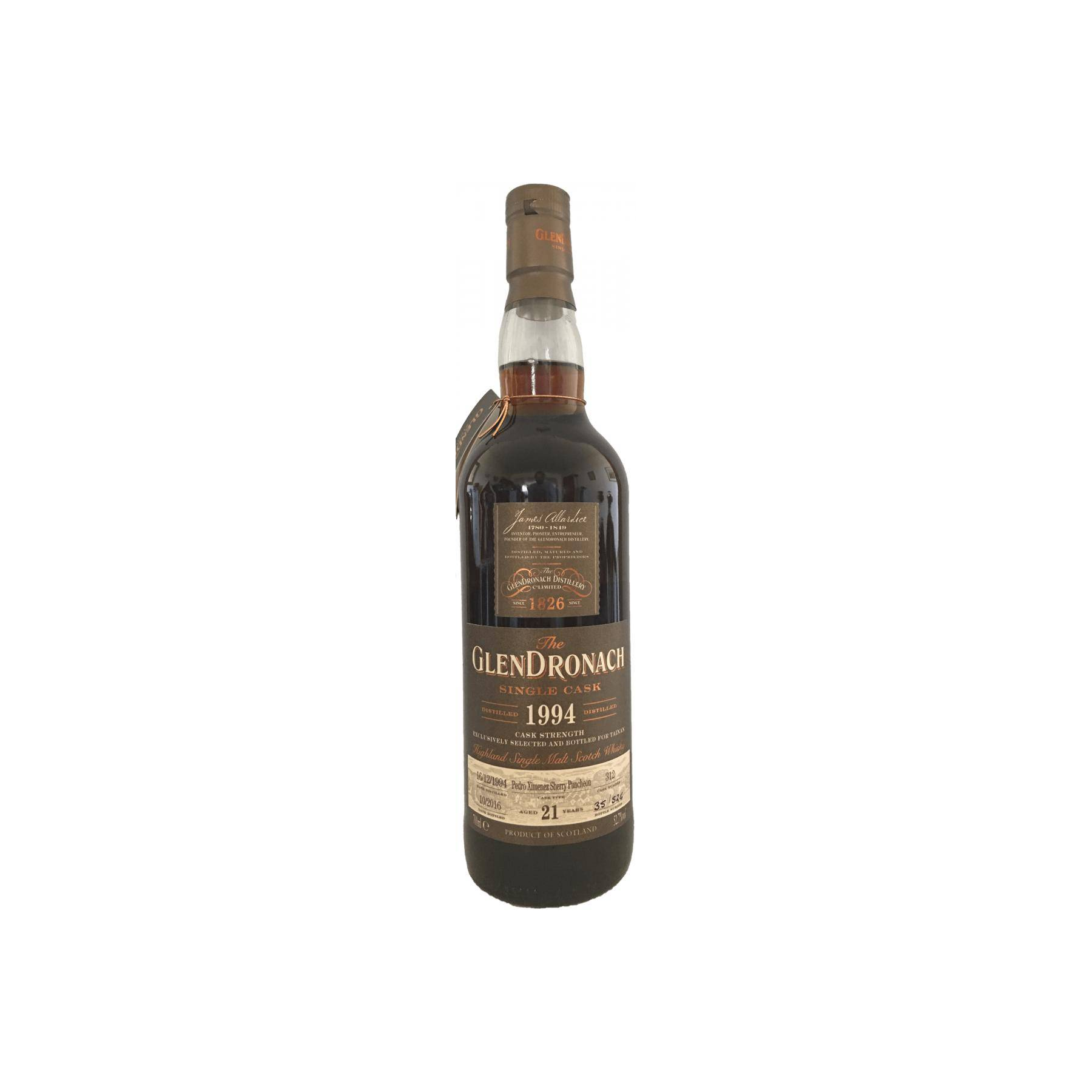 GlenDronach Single Cask 1994 21 Years Single Malt Whisky 3