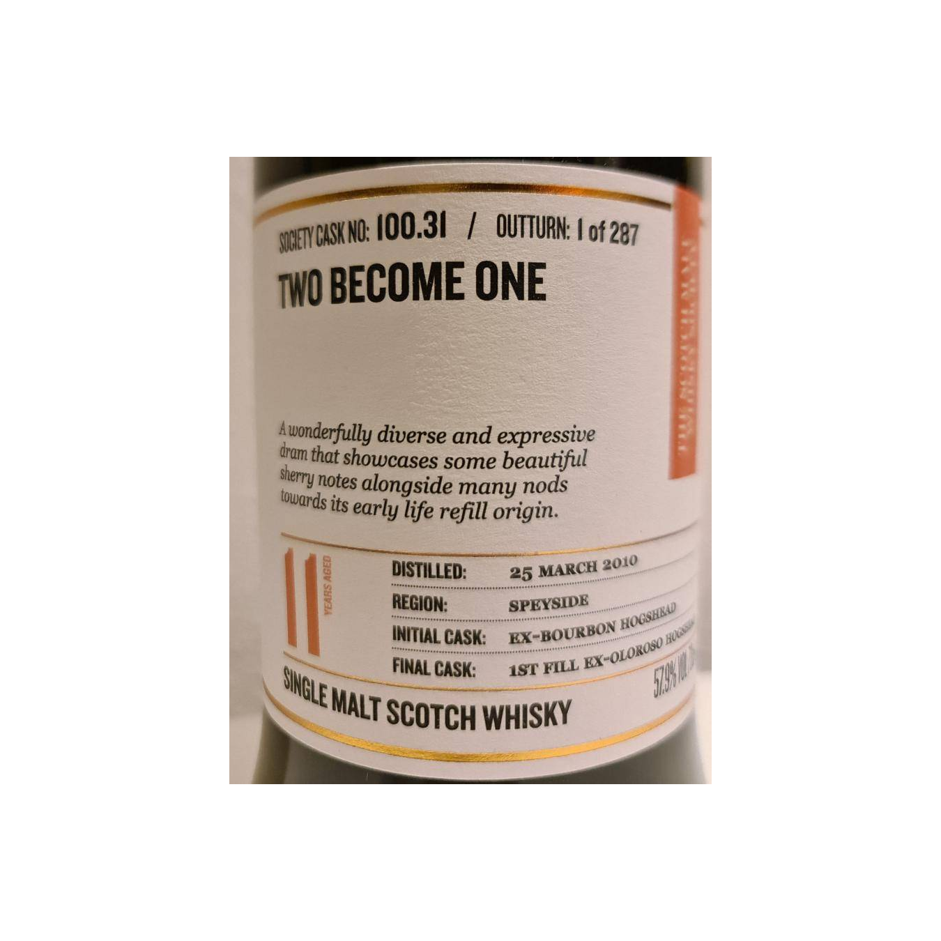 The Scotch Malt Whisky Society 2010 11 Years Single Malt Whisky 2