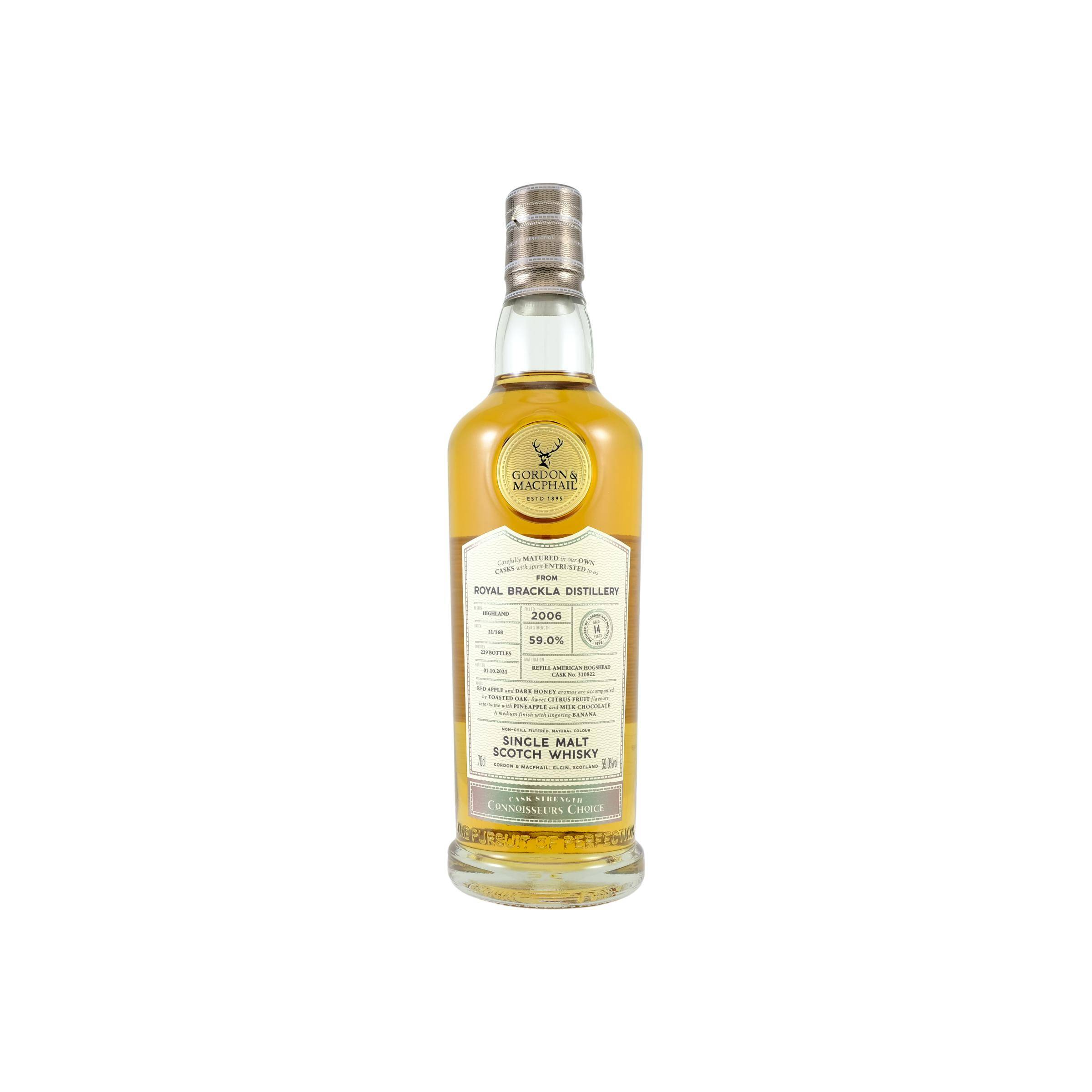 Royal Brackla Connoisseurs Choice - Cask Strength 2006 14 Years Single Malt Whisky