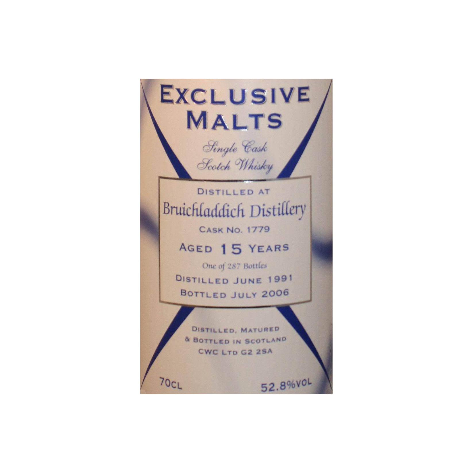 Bruichladdich 1991 15 Years Single Malt Whisky 2