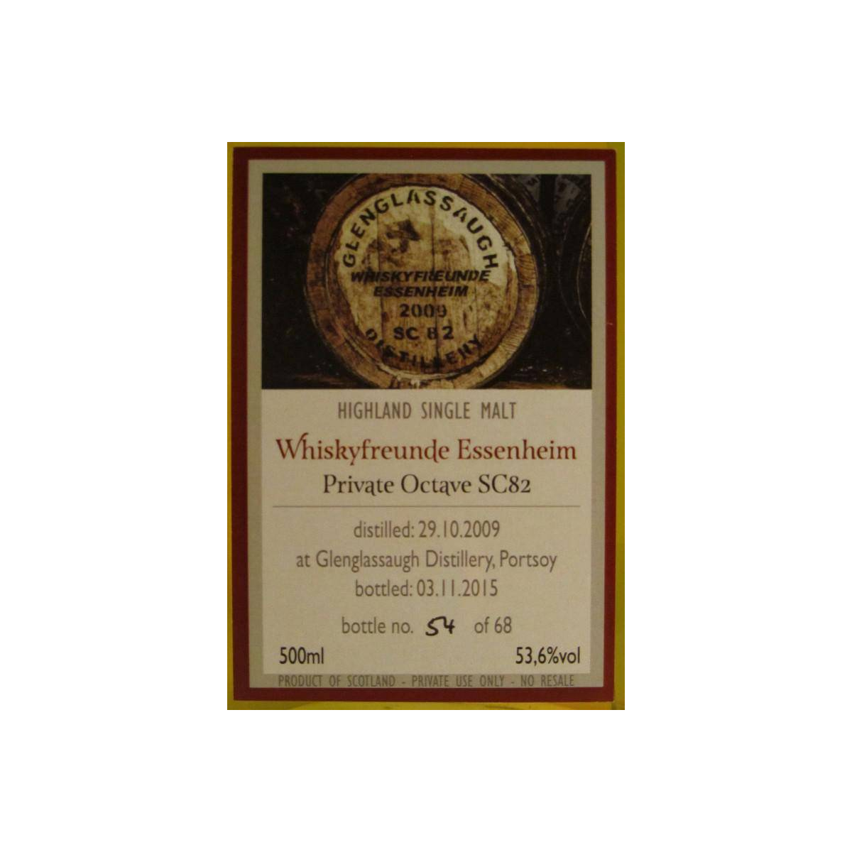 Glenglassaugh 2009 6 Years Single Malt Whisky