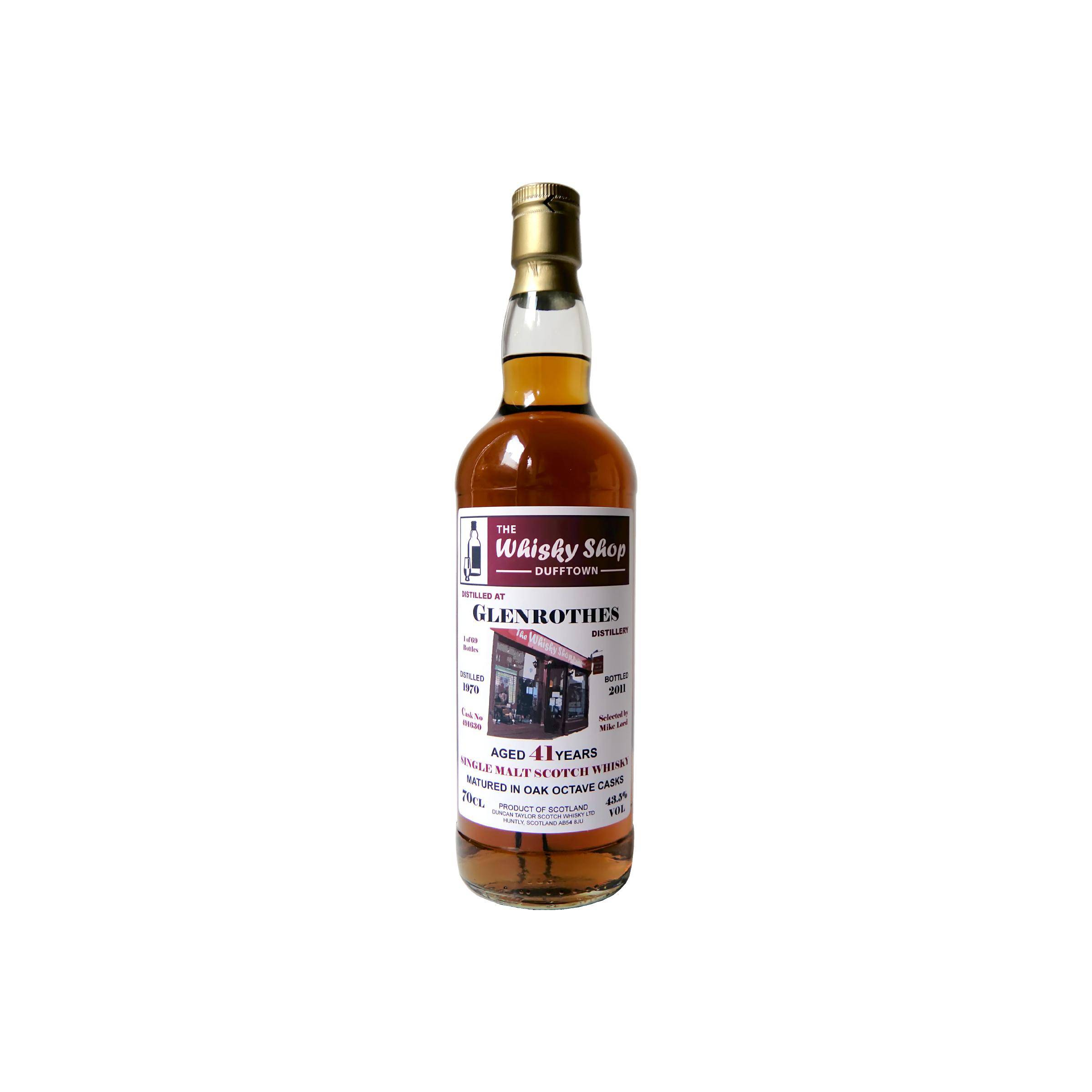 The Glenrothes 1970 41 Years Single Malt Whisky