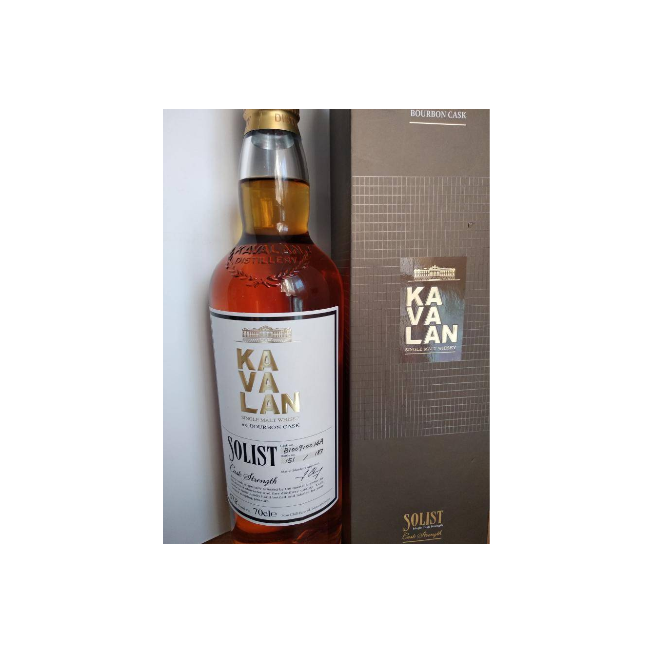 Kavalan ex-Bourbon Cask 2010 4 Years Single Malt Whisky 2