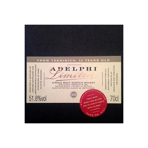 Teaninich 1983 32 Years Single Malt Whisky 3