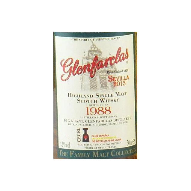 Glenfarclas 1988 25 Years Single Malt Whisky 3