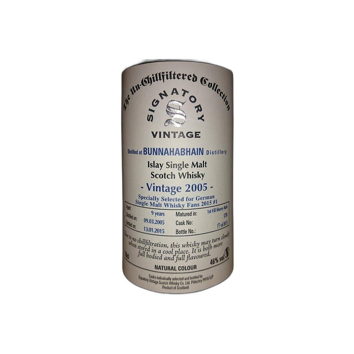 Bunnahabhain The Un-Chillfiltered Collection 2005 9 Years Single Malt Whisky 3