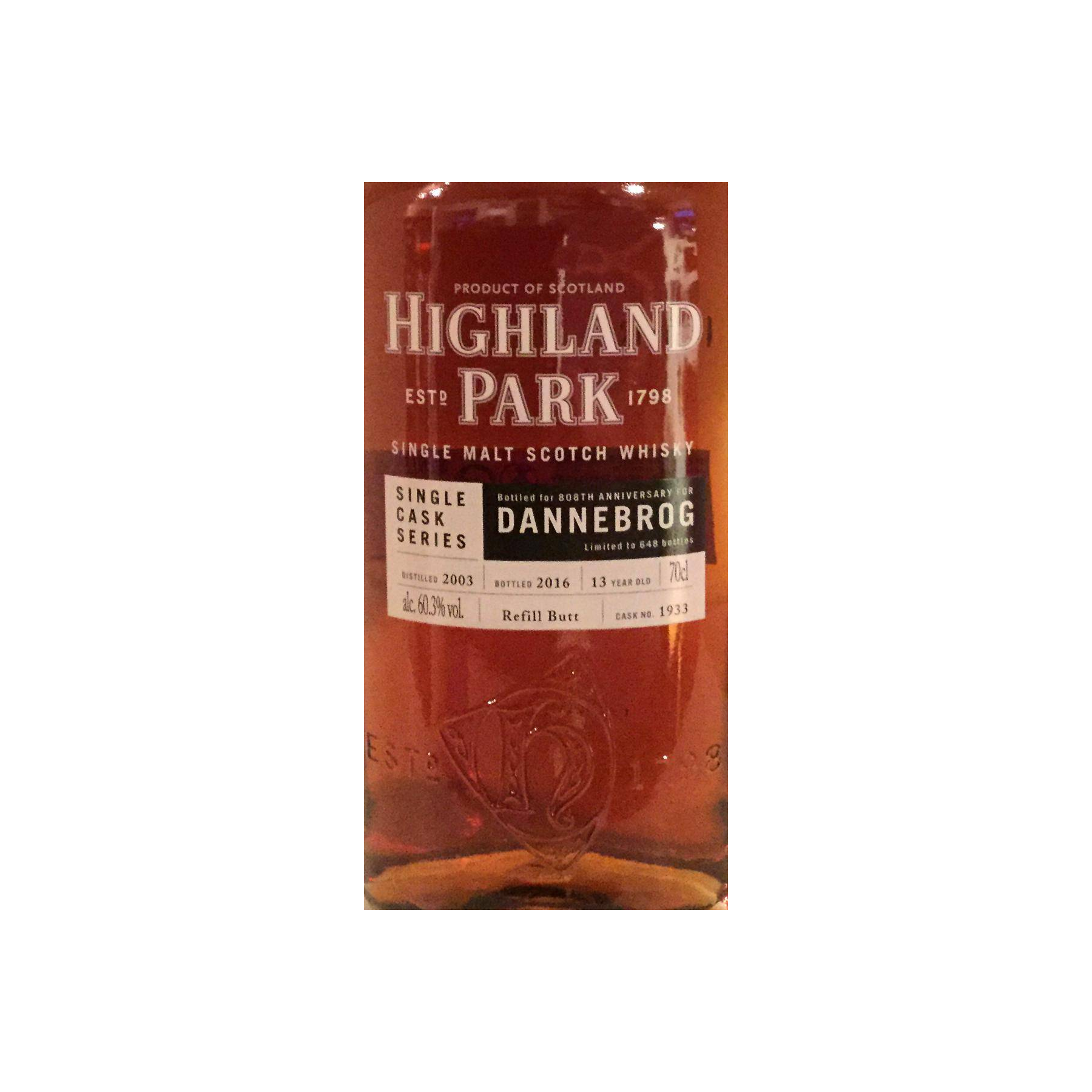 Highland Park Single Cask 2003 13 Years Single Malt Whisky 2