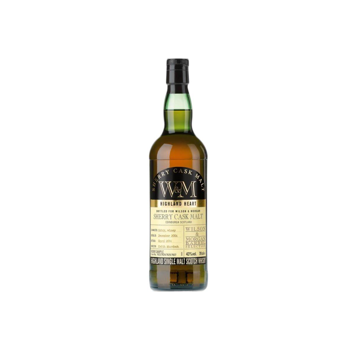 Wilson & Morgan 2004 9 Years Single Malt Whisky