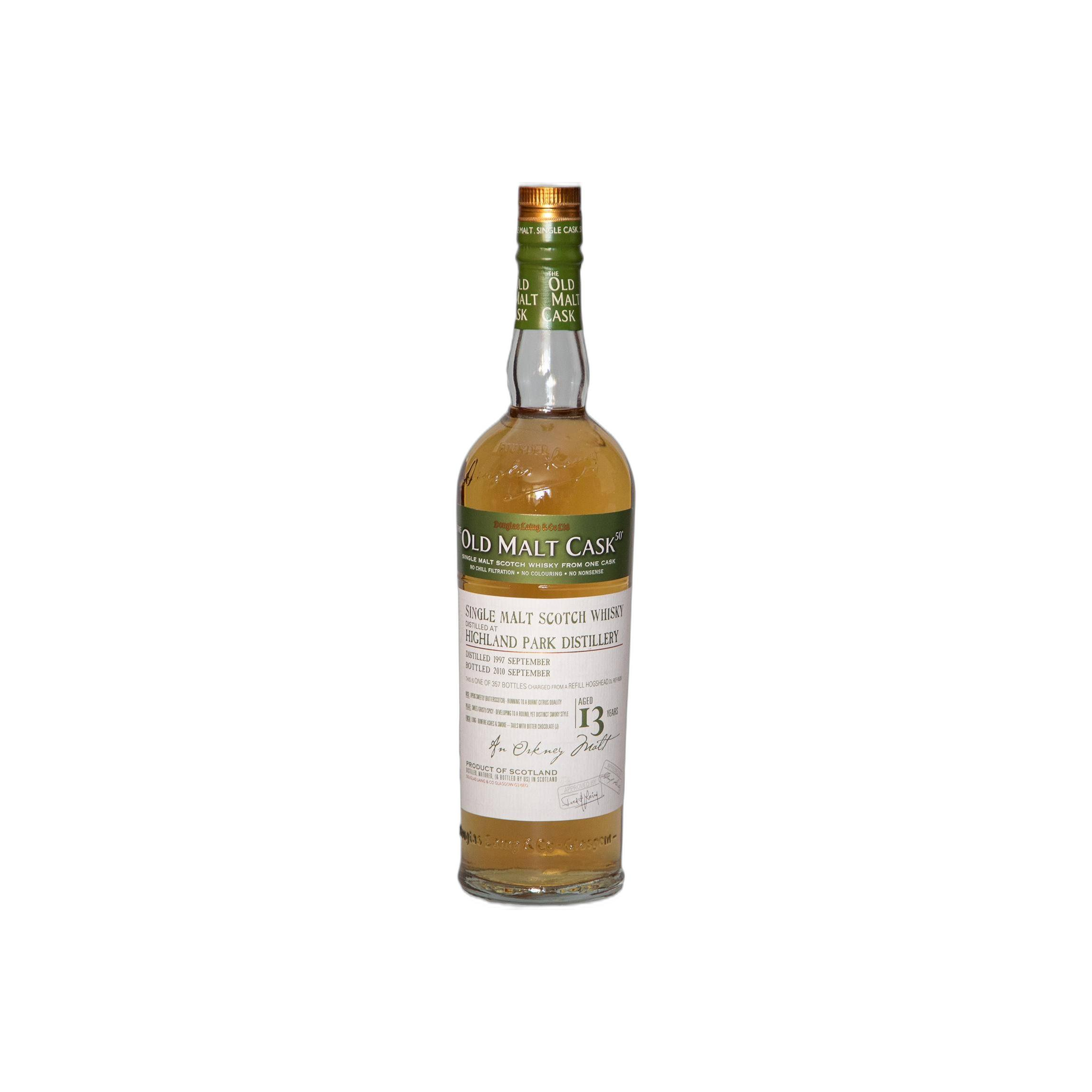 Highland Park Old Malt Cask 1997 13 Years Single Malt Whisky