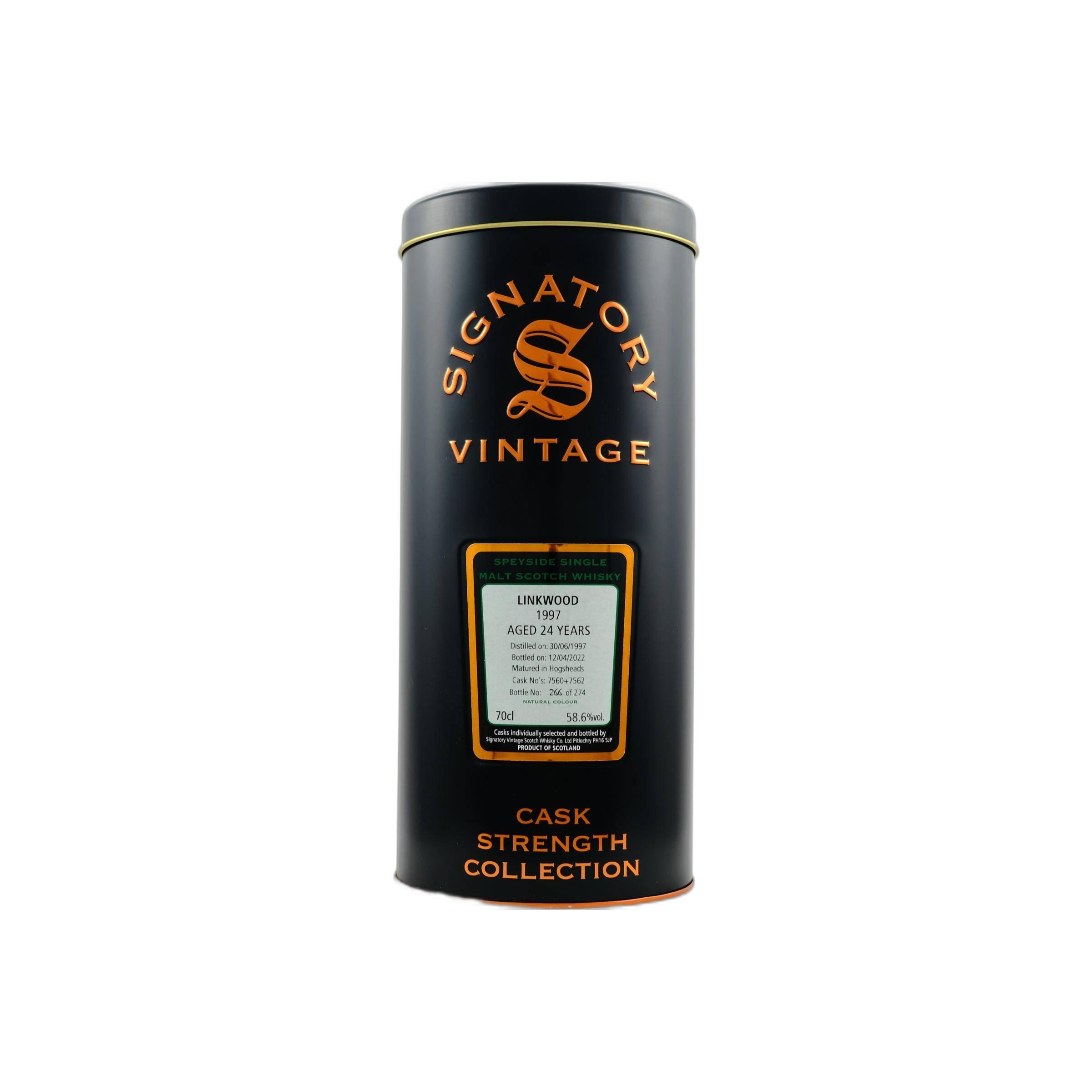 Linkwood Cask Strength Collection 1997 24 Years Single Malt Whisky 2