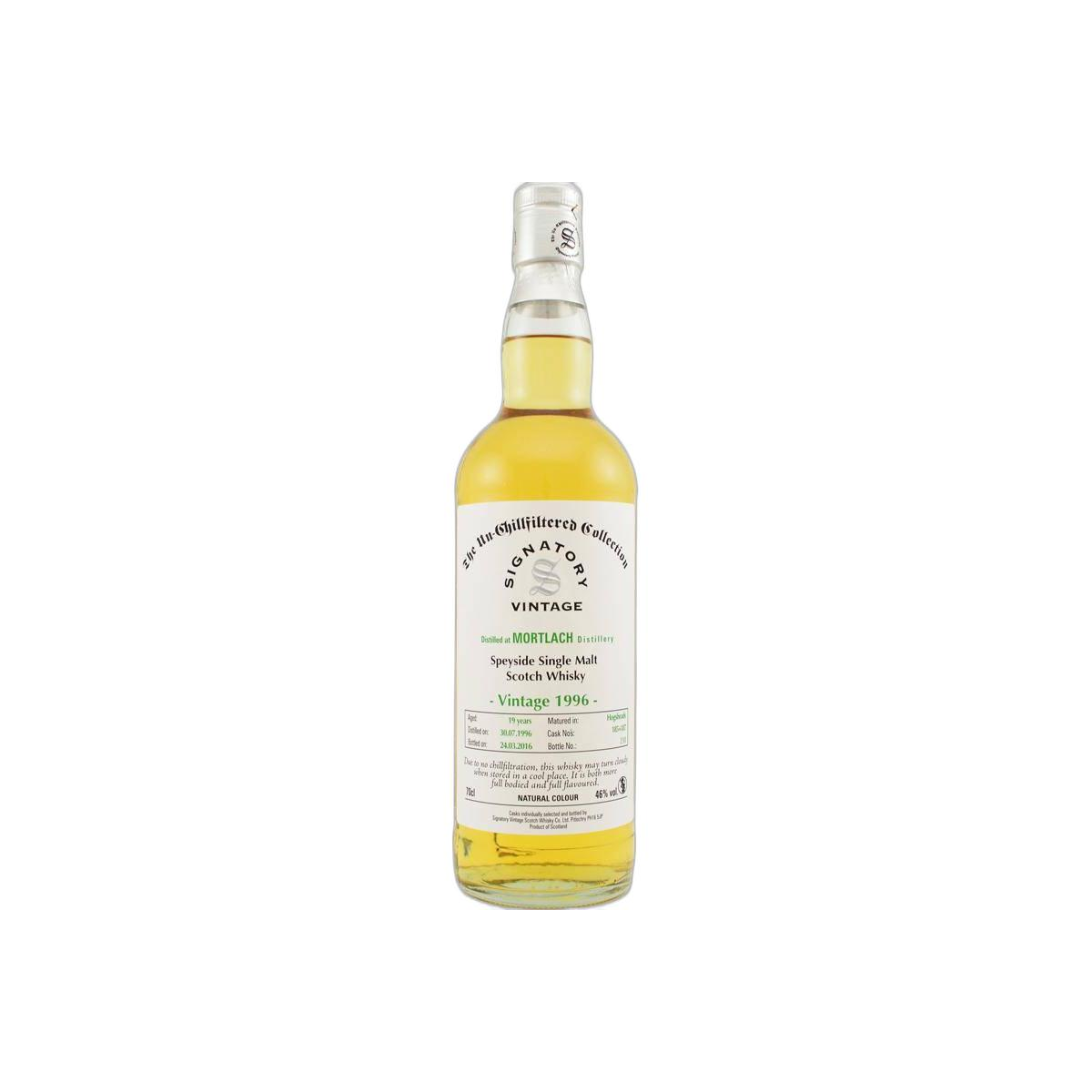 Mortlach The Un-Chillfiltered Collection 1996 19 Years Single Malt Whisky