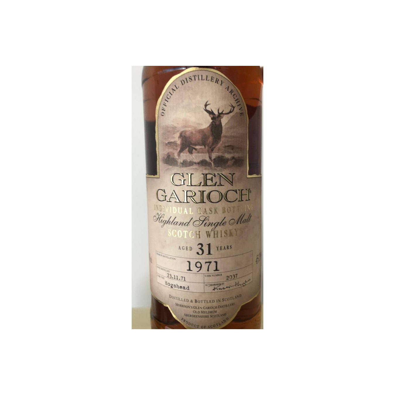 Glen Garioch 1971 31 Years Single Malt Whisky 3