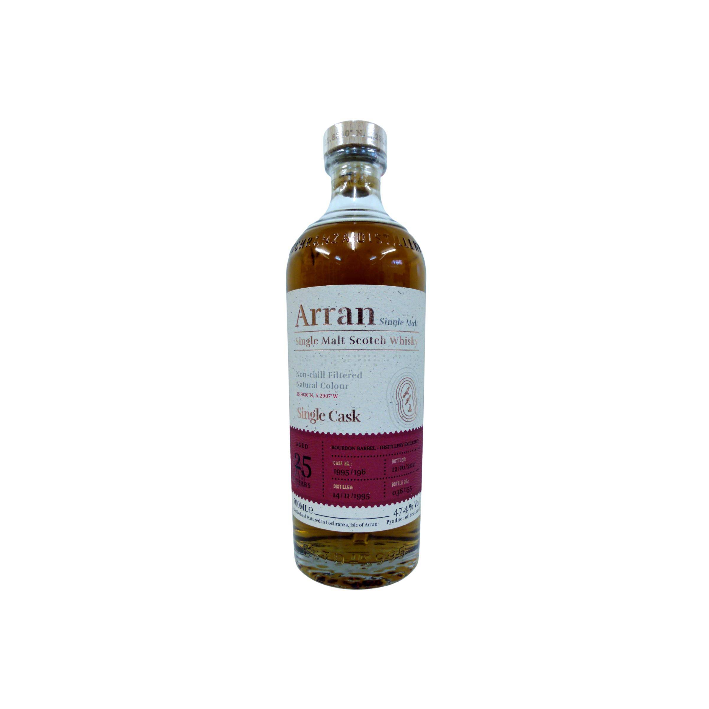 Arran Single Cask 1995 25 Years Single Malt Whisky