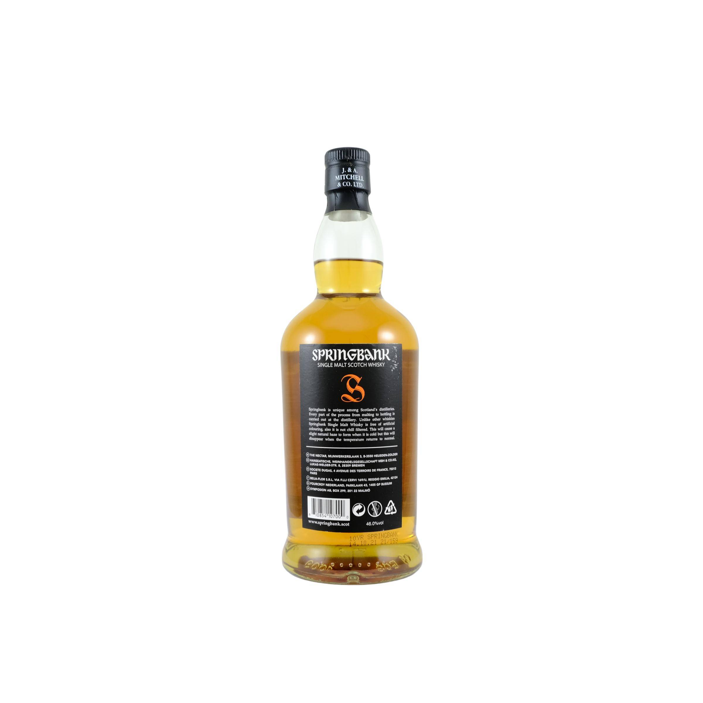 Springbank 10 Years Single Malt Whisky 2