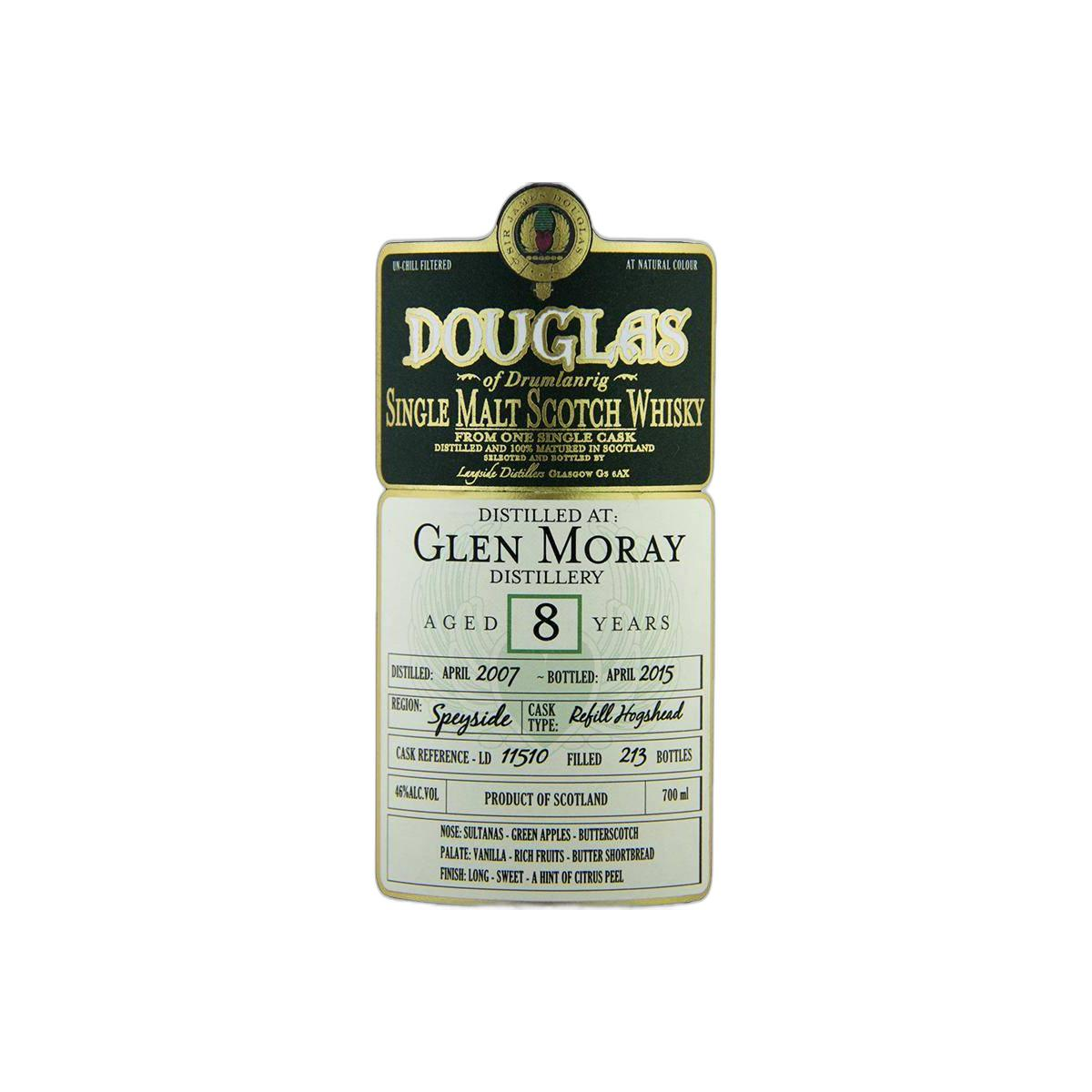 Glen Moray 2007 8 Years Single Malt Whisky 3