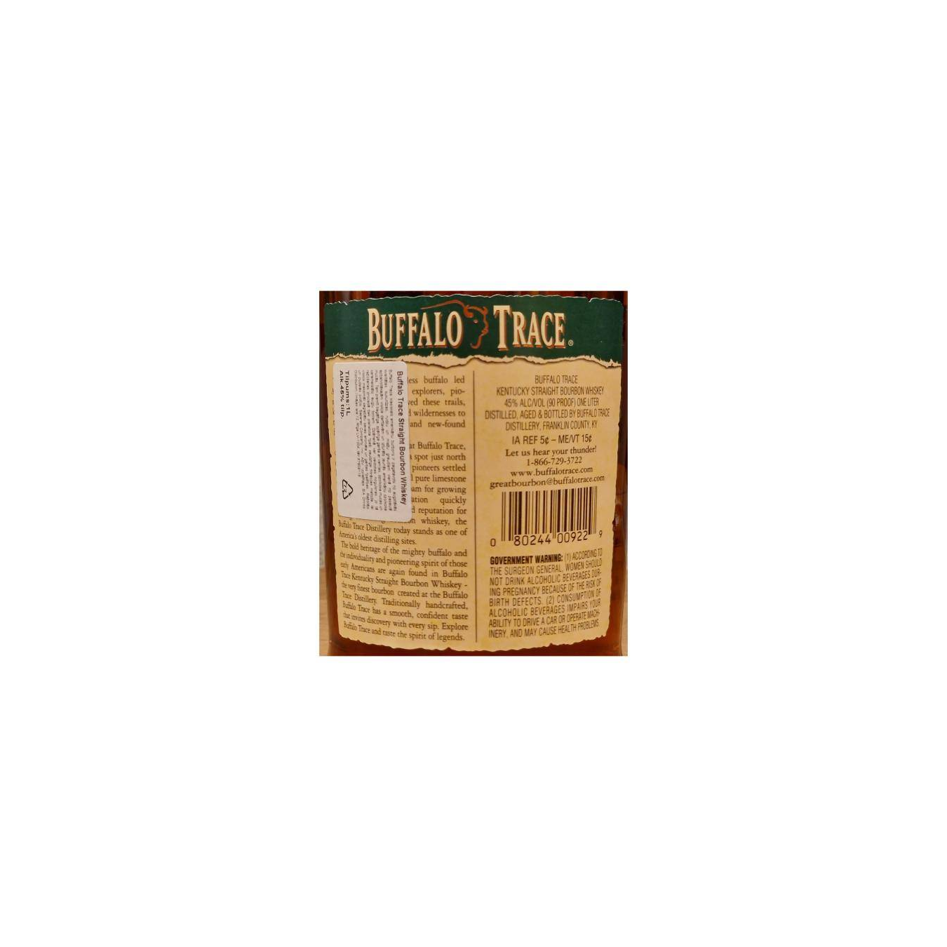 Buffalo Trace Bourbon Whisky 2