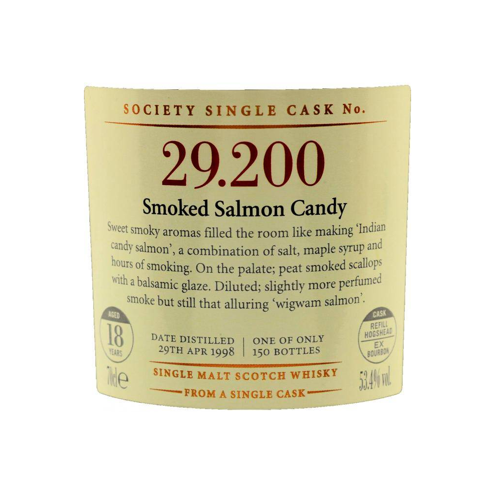 The Scotch Malt Whisky Society 1998 18 Years Single Malt Whisky 2