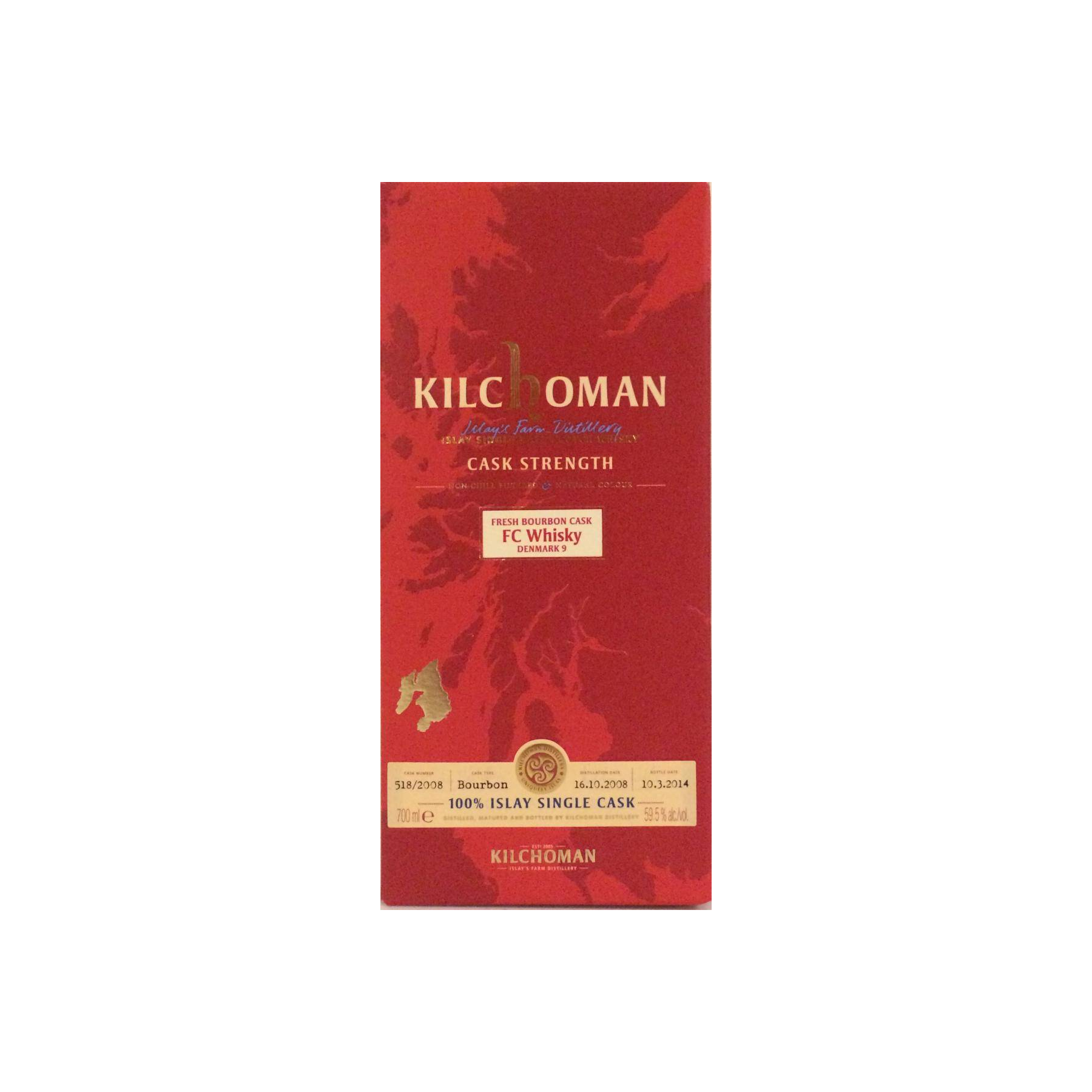 Kilchoman 2008 5 Years Single Malt Whisky 3