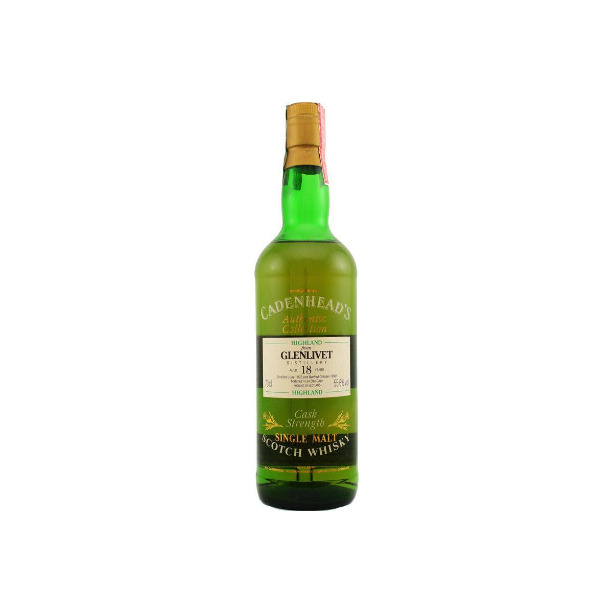 The Glenlivet Authentic Collection 1972 18 Years Single Malt Whisky