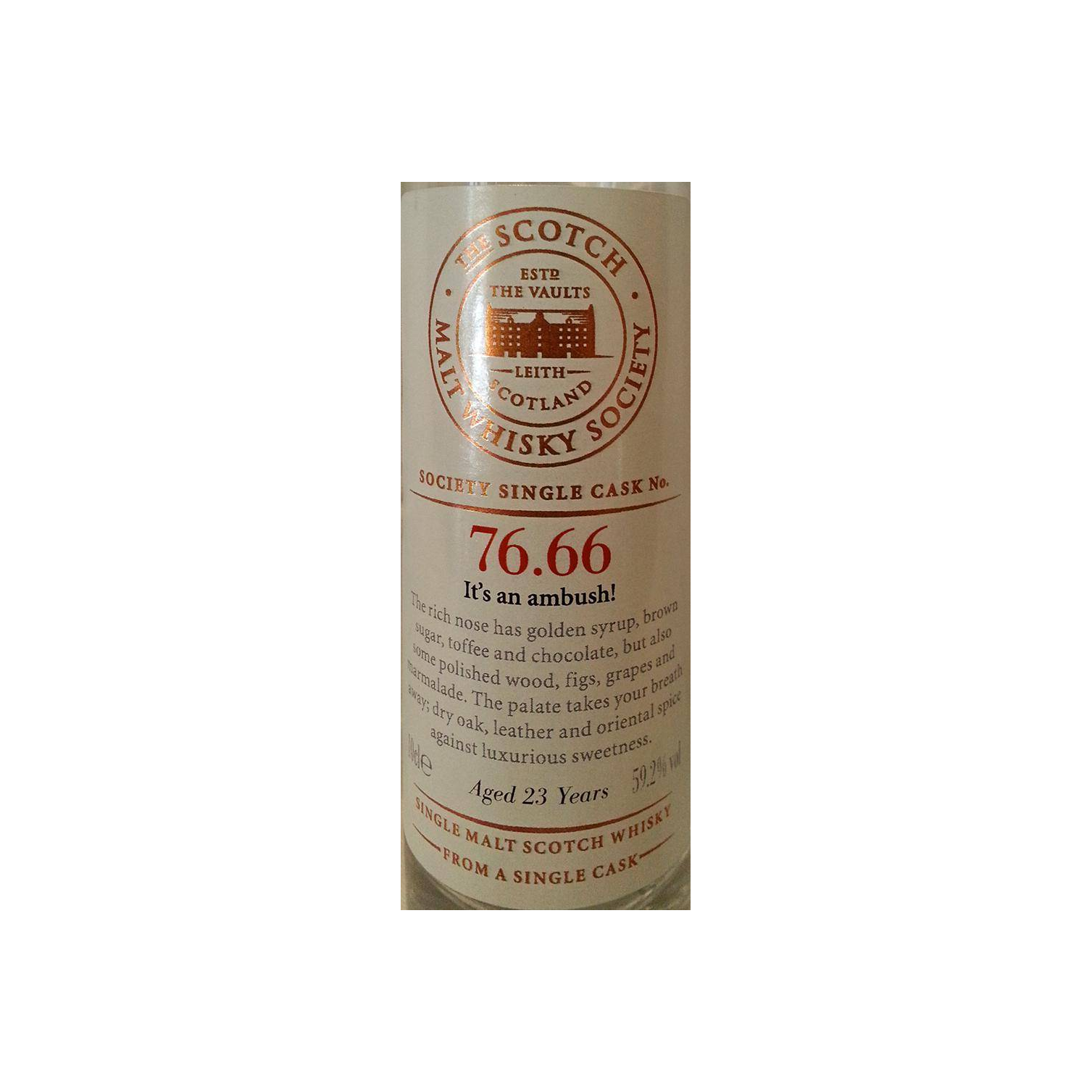The Scotch Malt Whisky Society 23 Years Single Malt Whisky
