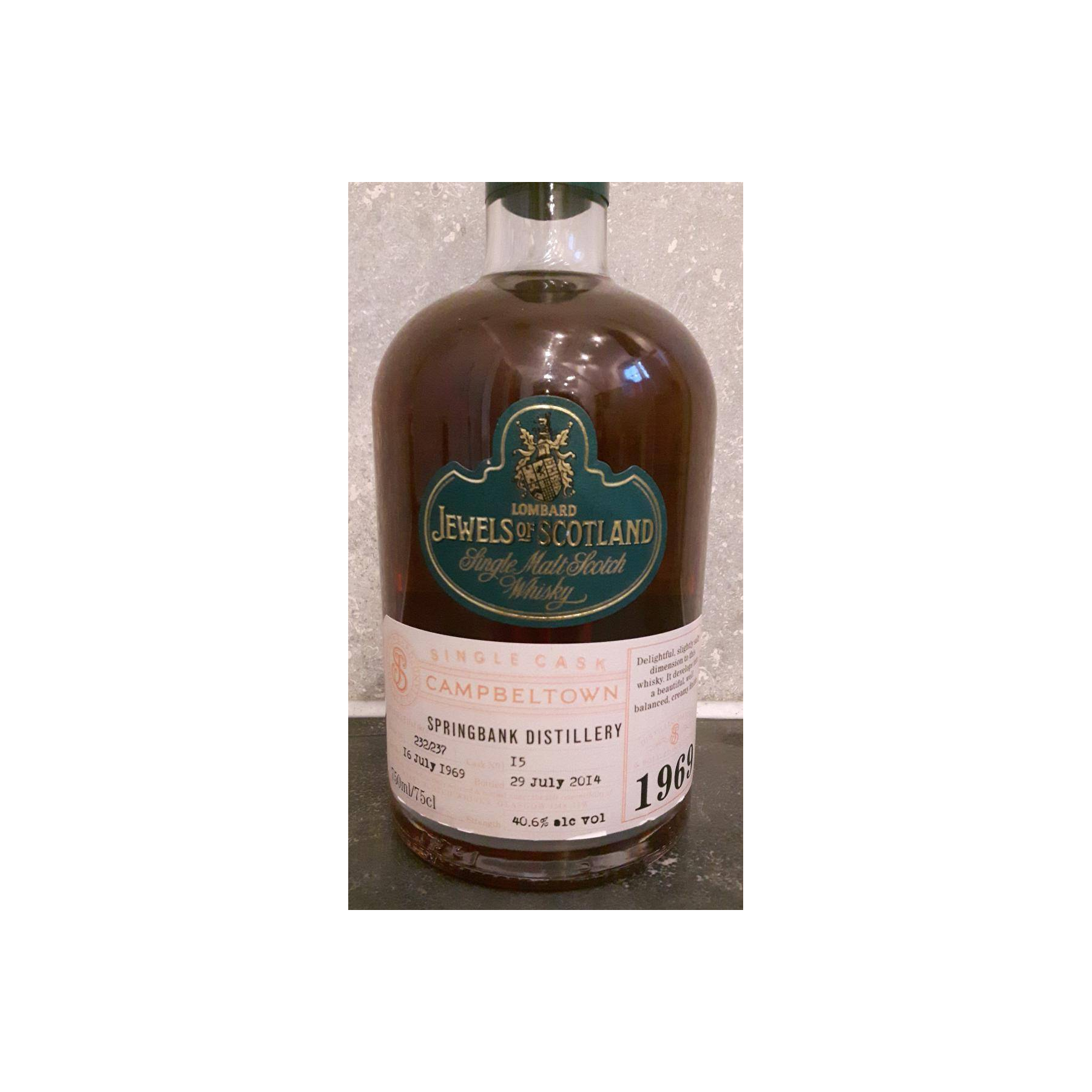Springbank 1969 45 Years Single Malt Whisky